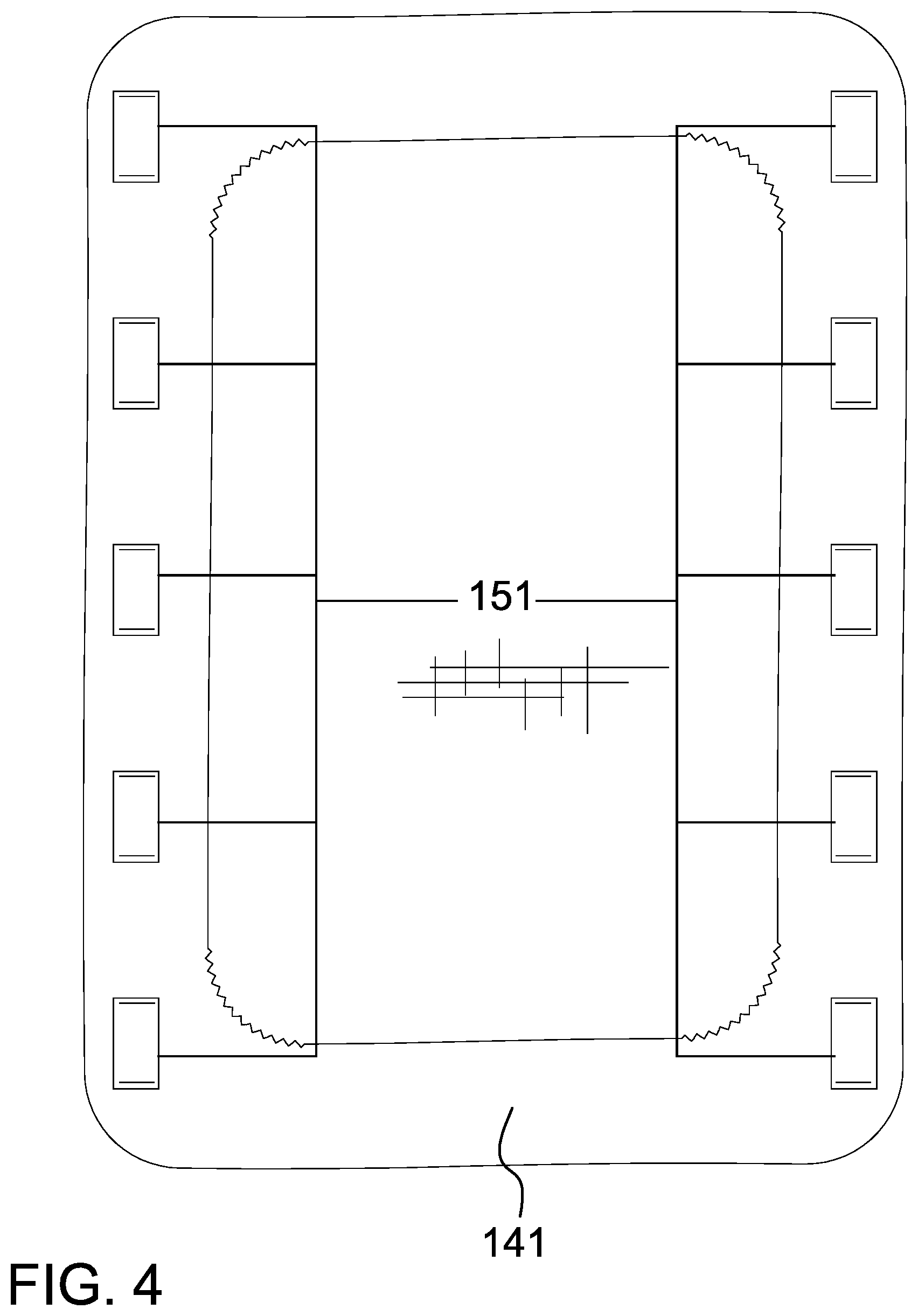 Patent US12611043 Figure 4 – Bedding securing and making system