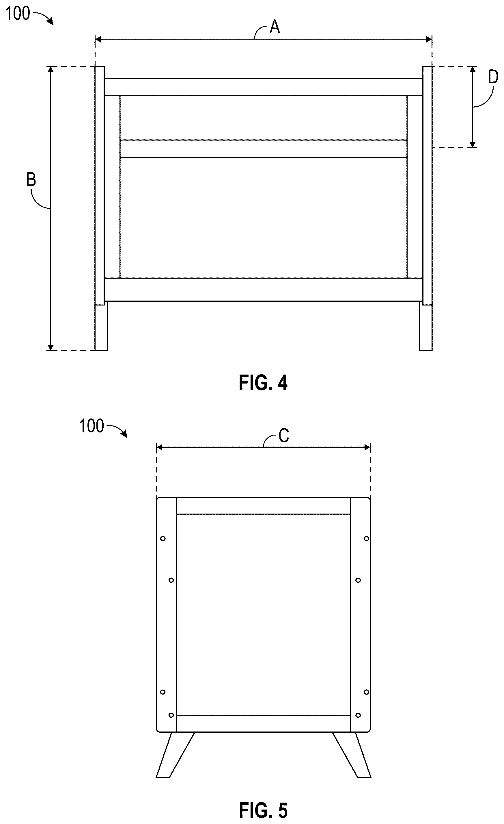 Patent US12611049 Figure 4 – Breathable crib