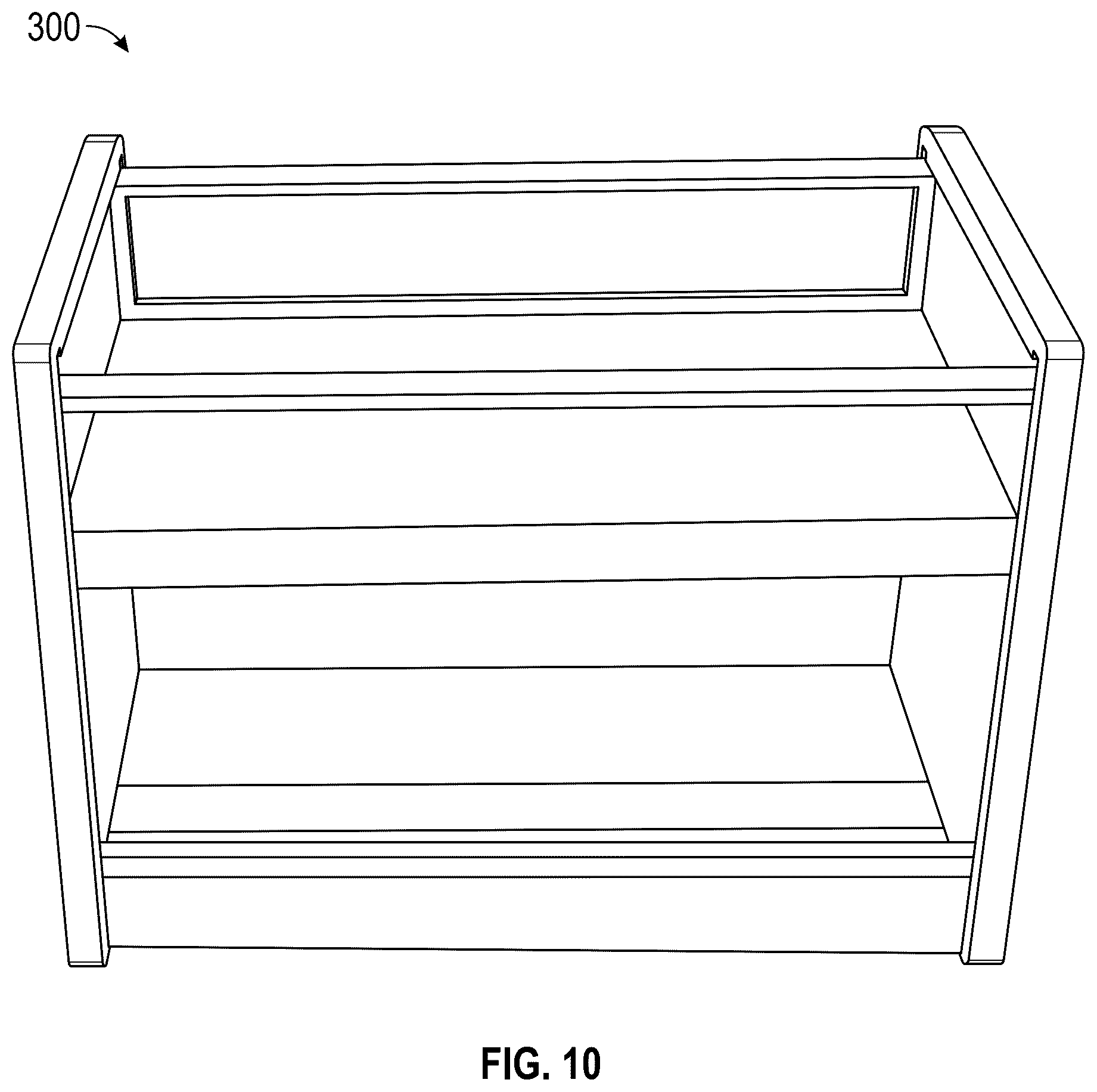 Patent US12611049 Figure 8 – Breathable crib