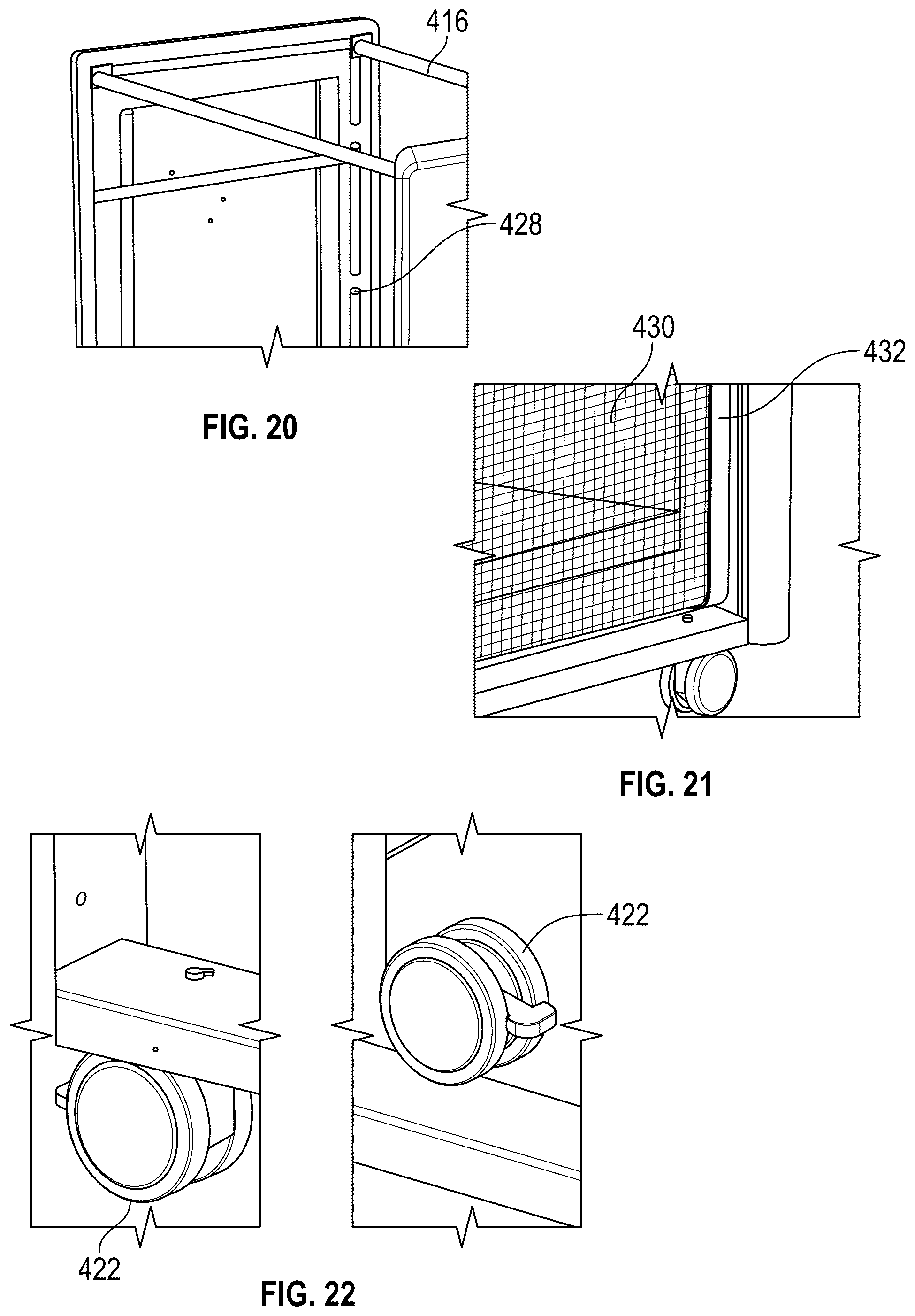 Patent US12611049 Figure 17 – Breathable crib