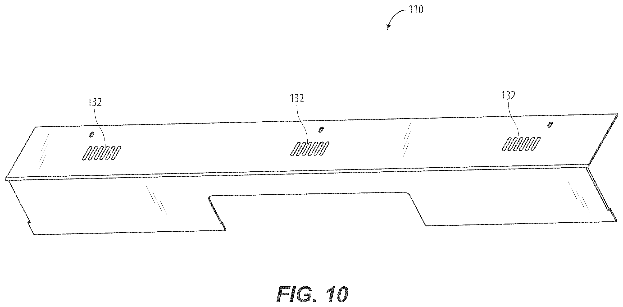 Patent US12611051 Figure 9 – Door panel for a merchandiser
