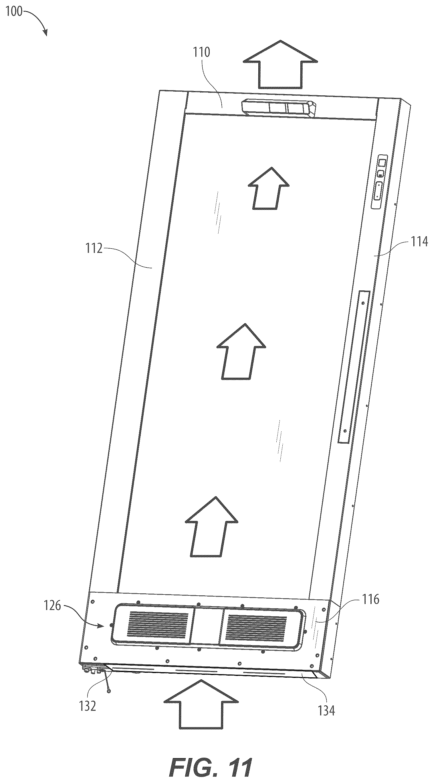 Patent US12611051 Figure 10 – Door panel for a merchandiser