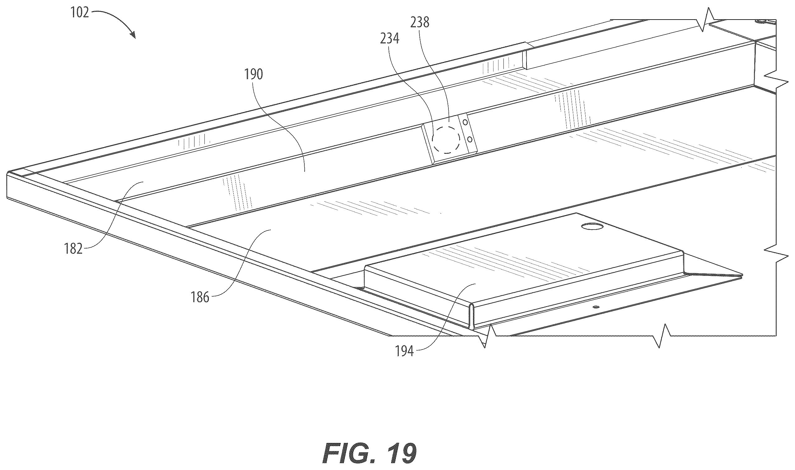 Patent US12611051 Figure 18 – Door panel for a merchandiser
