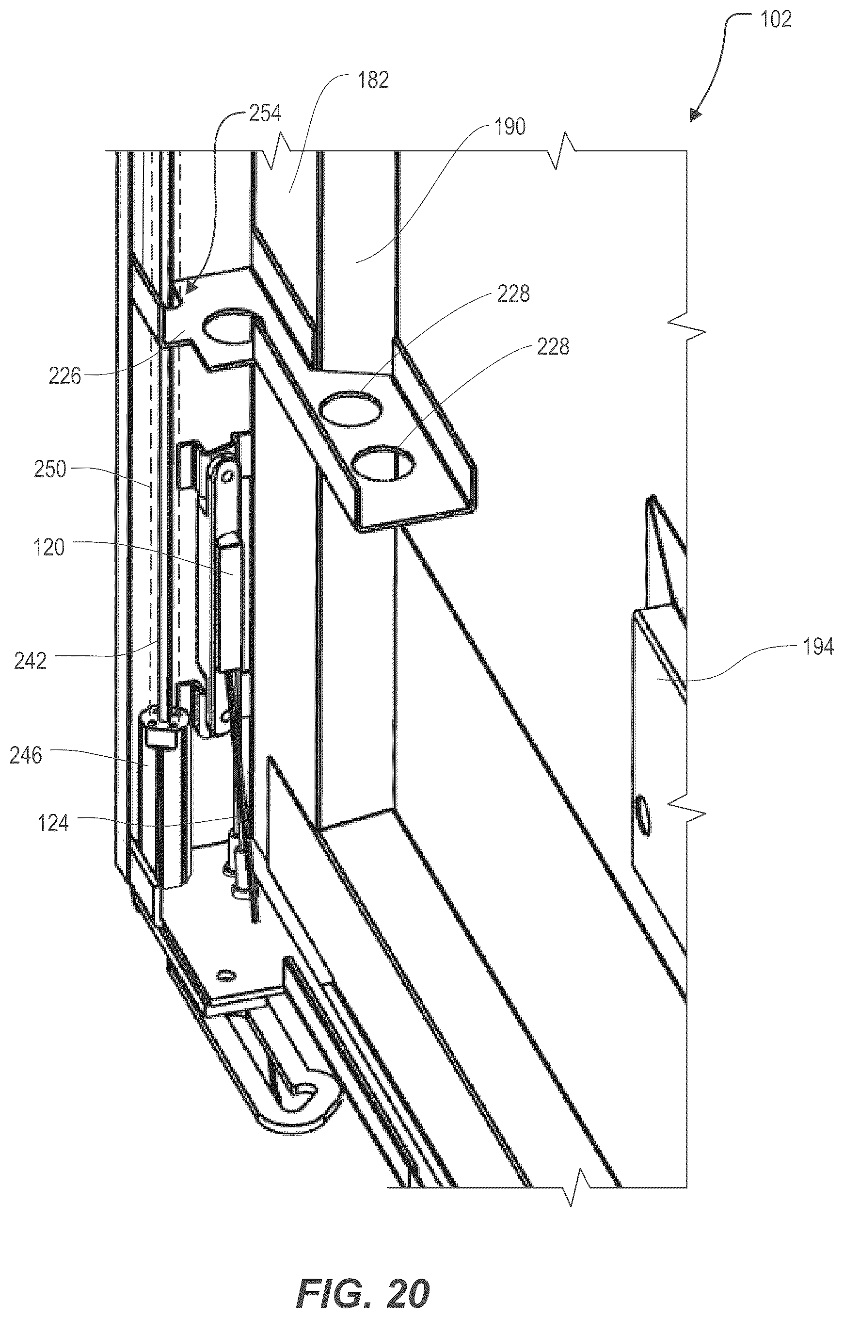 Patent US12611051 Figure 19 – Door panel for a merchandiser