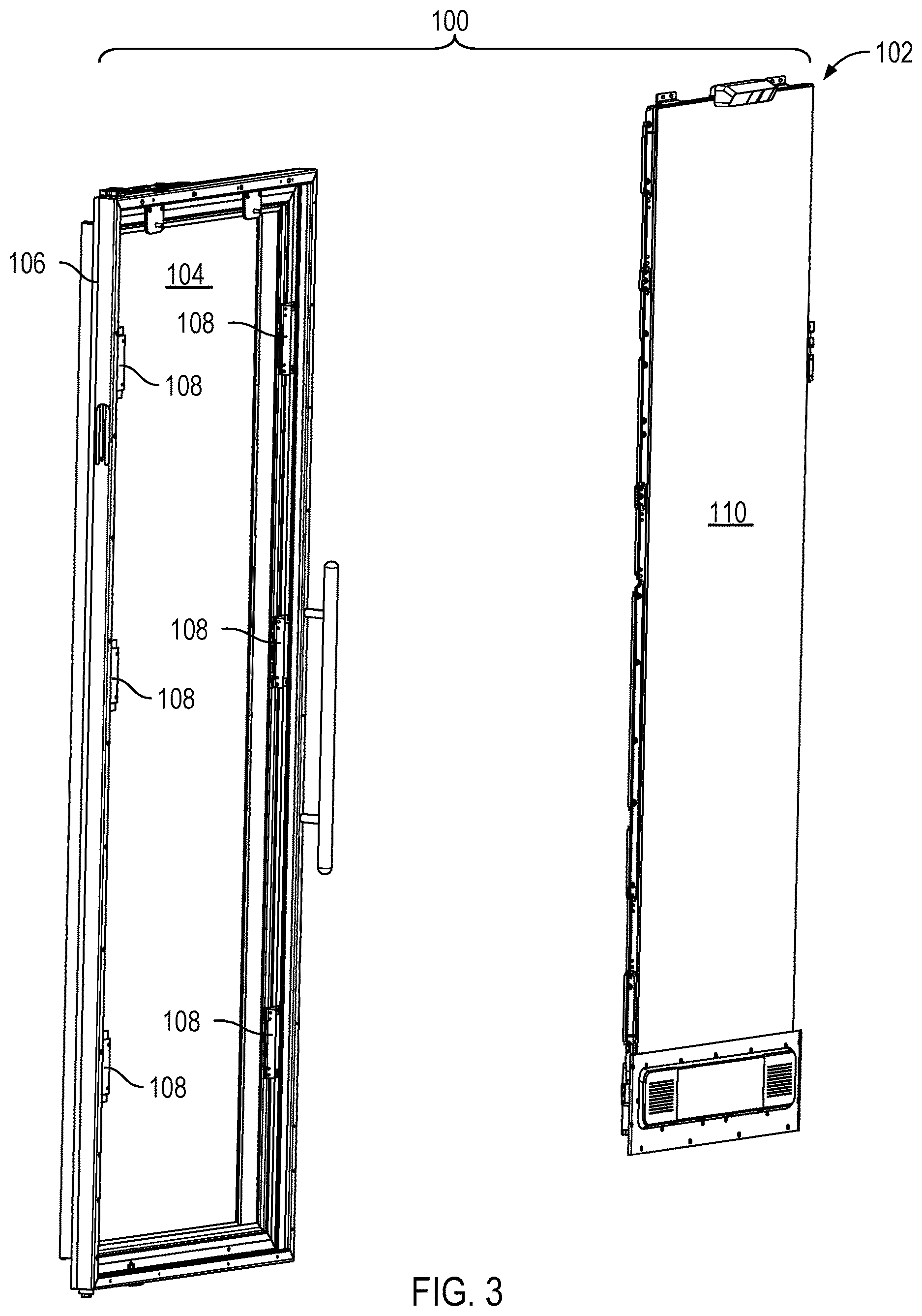 Patent US12611052 Figure 3 – Reducing power consumption of refrigerated display case with electronic door display