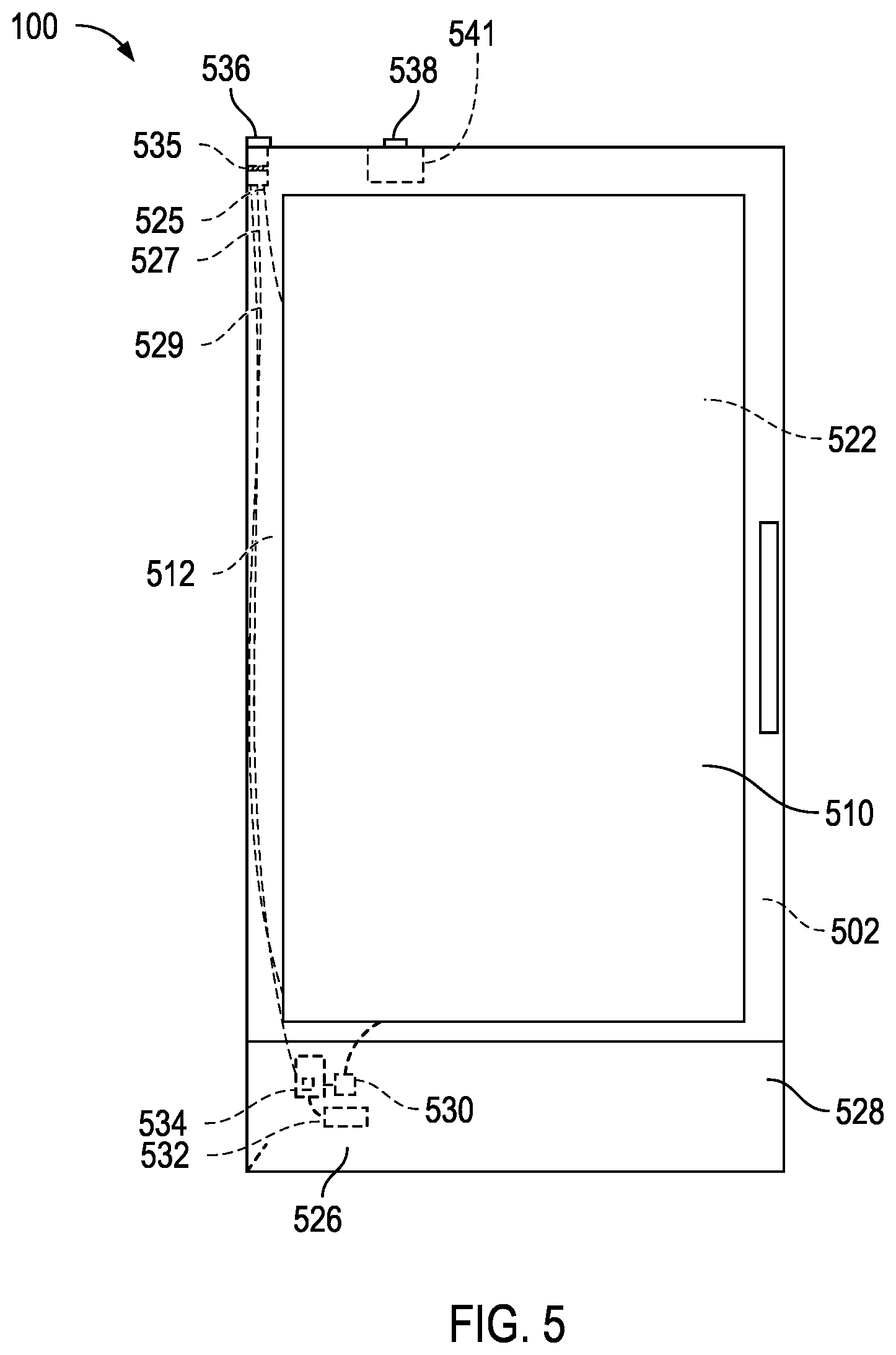 Patent US12611052 Figure 5 – Reducing power consumption of refrigerated display case with electronic door display