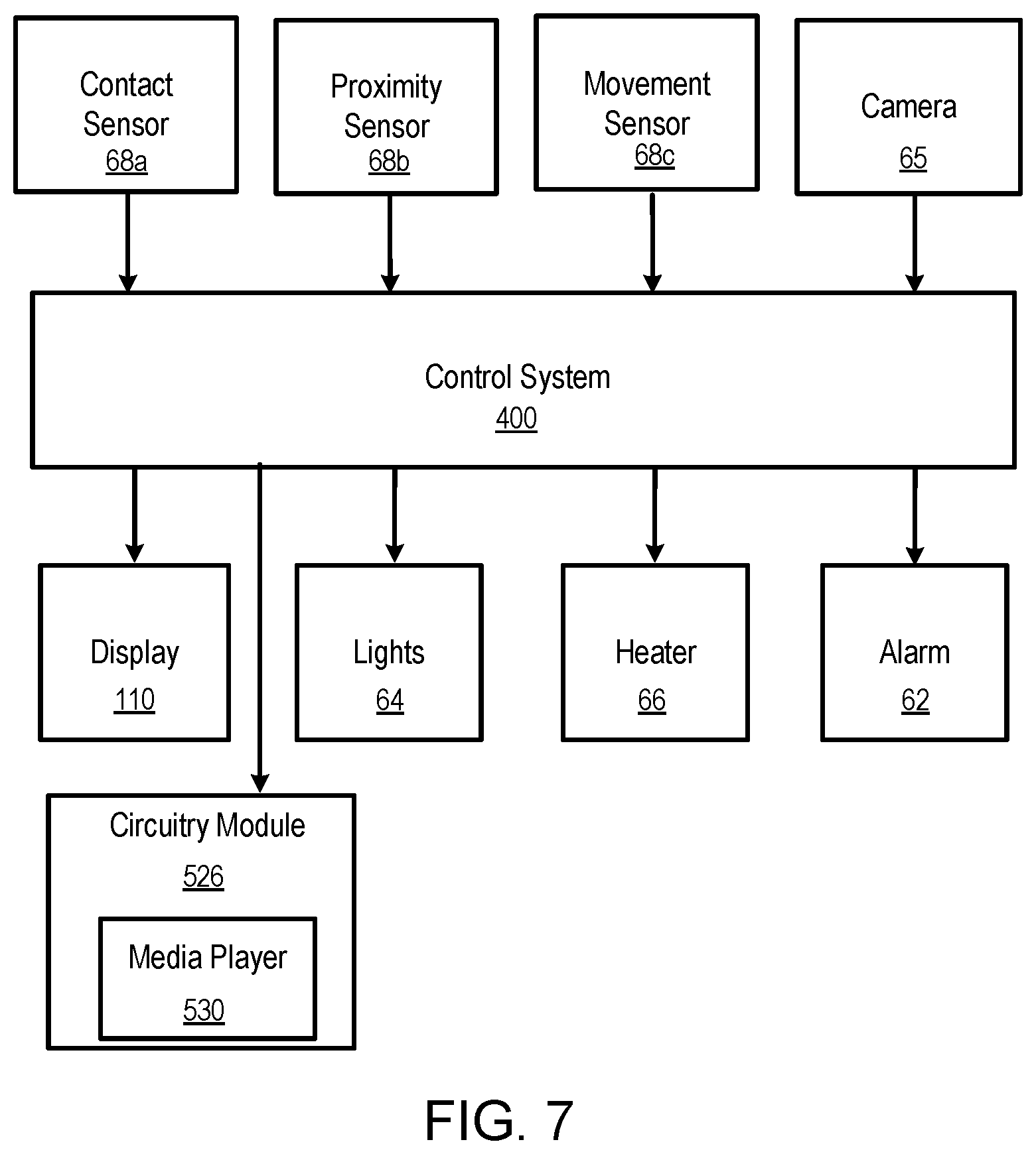 Patent US12611052 Figure 7 – Reducing power consumption of refrigerated display case with electronic door display