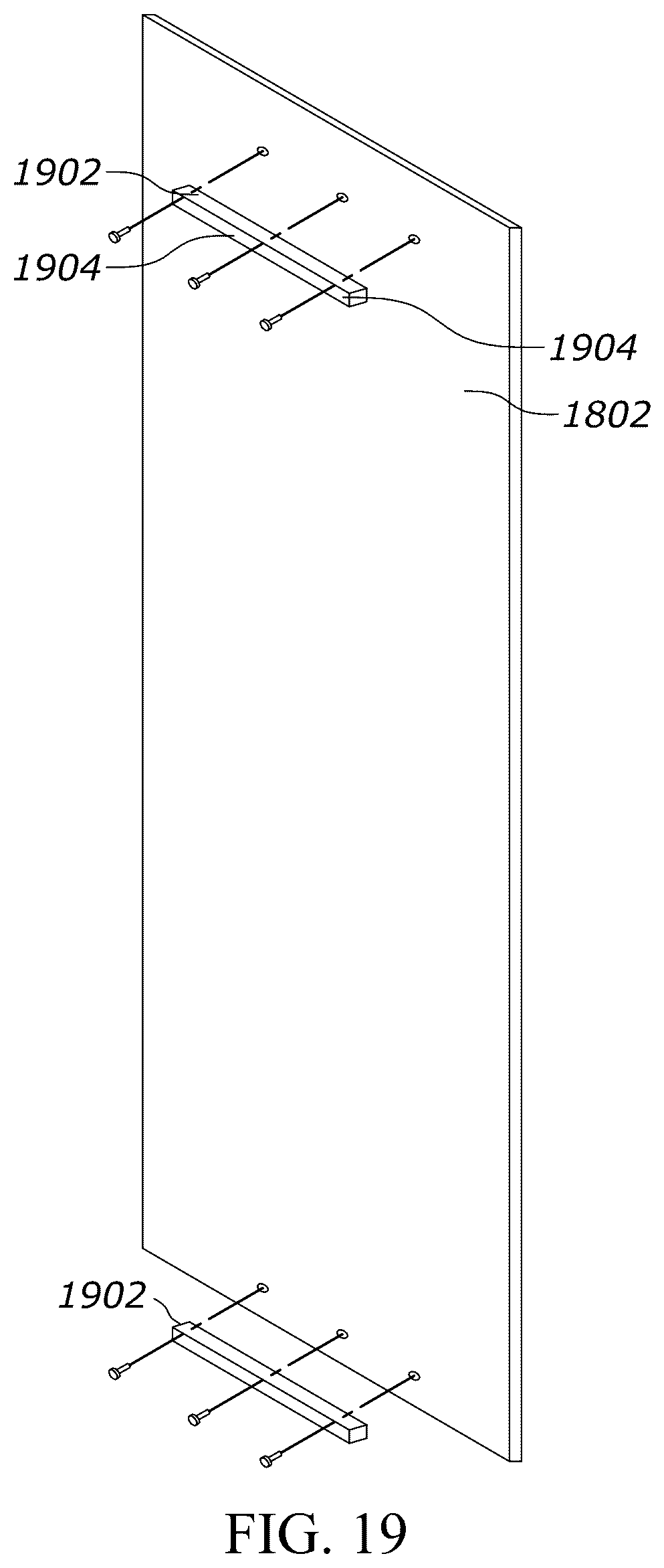 Patent US12611054 Figure 18 – Gondola shelving unit