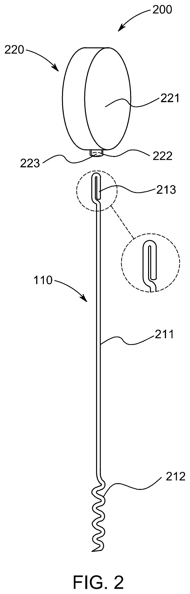 Patent US12611057 Figure 2 – Bedsheet securing device