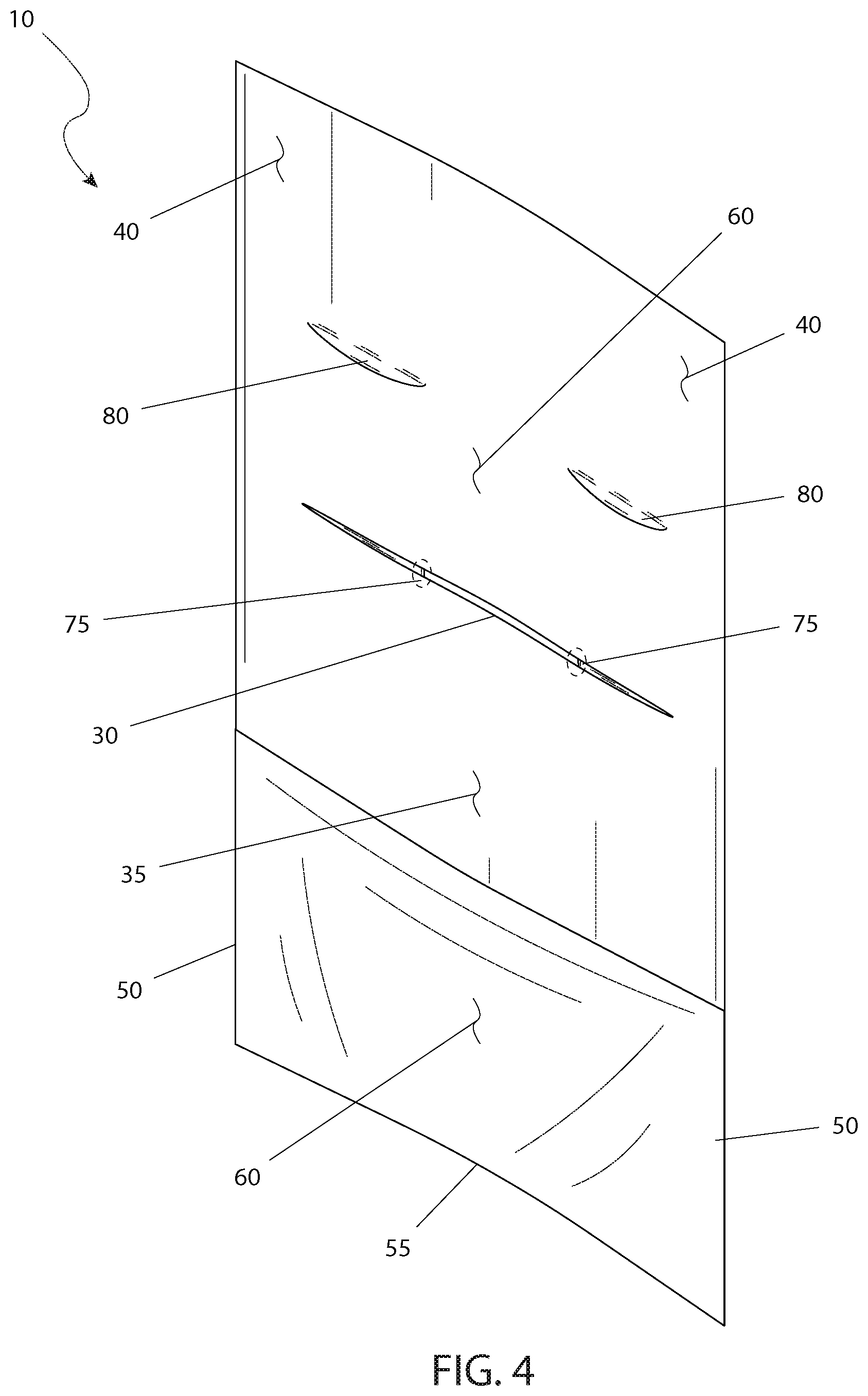 Patent US12611058 Figure 4 – Body-encompassing blanket