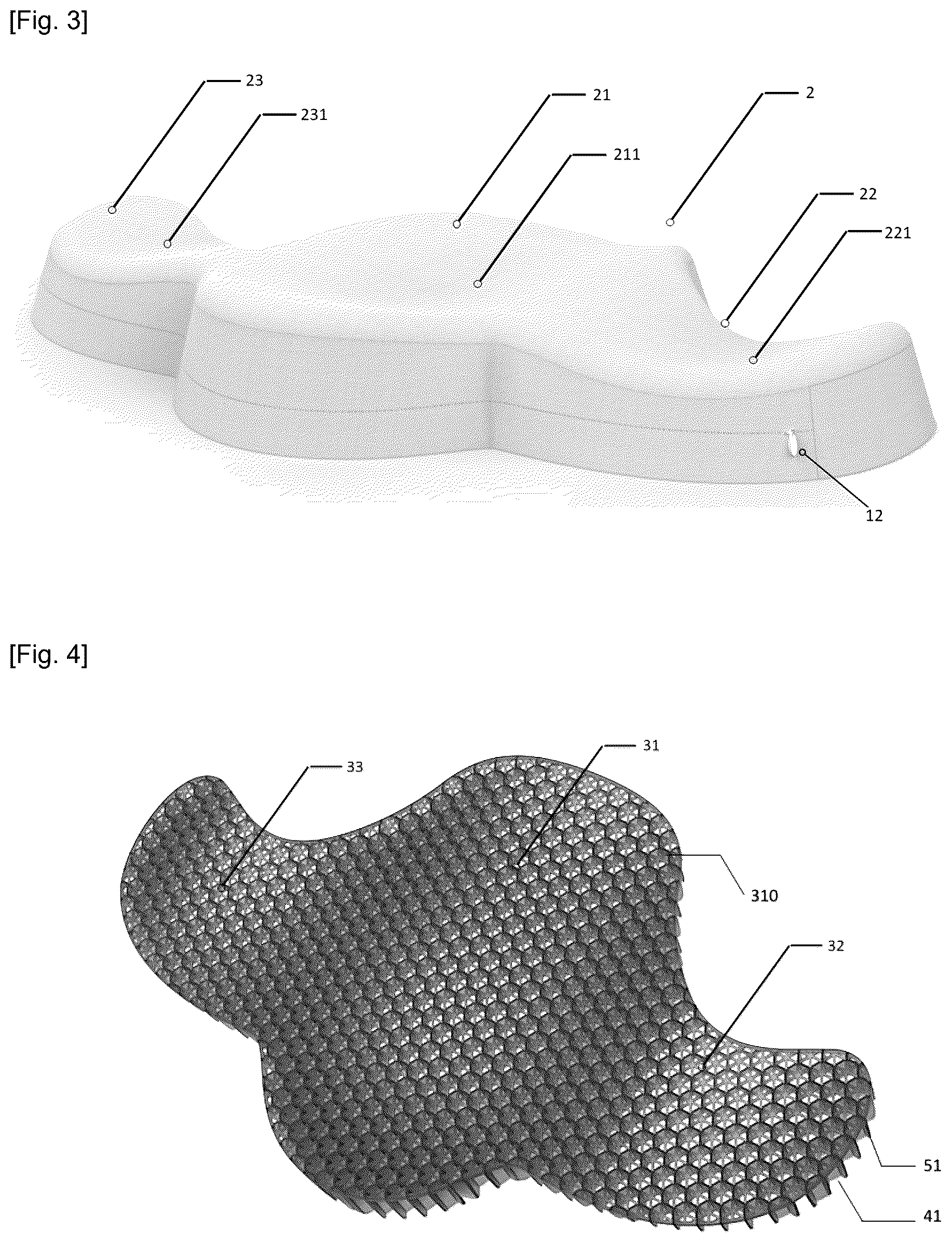 Patent US12611059 Figure 2 – Ergonomic pillow for preventing sleep wrinkles