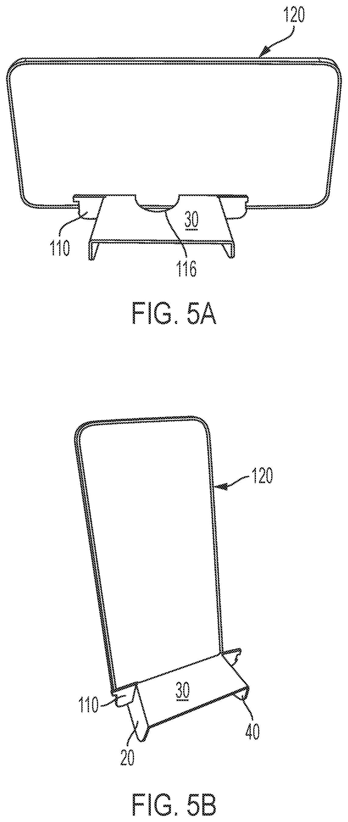 Patent US12611062 Figure 5 – Foldable portable device holder