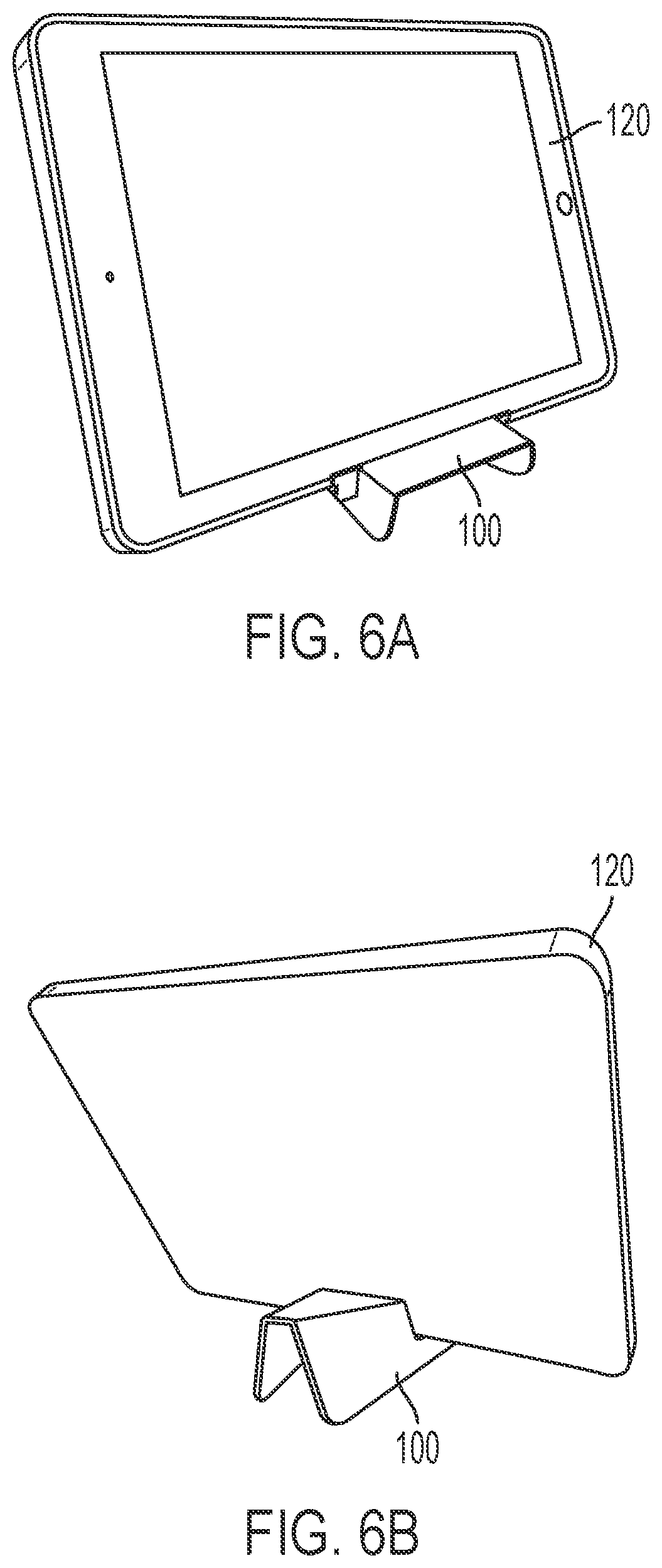 Patent US12611062 Figure 6 – Foldable portable device holder