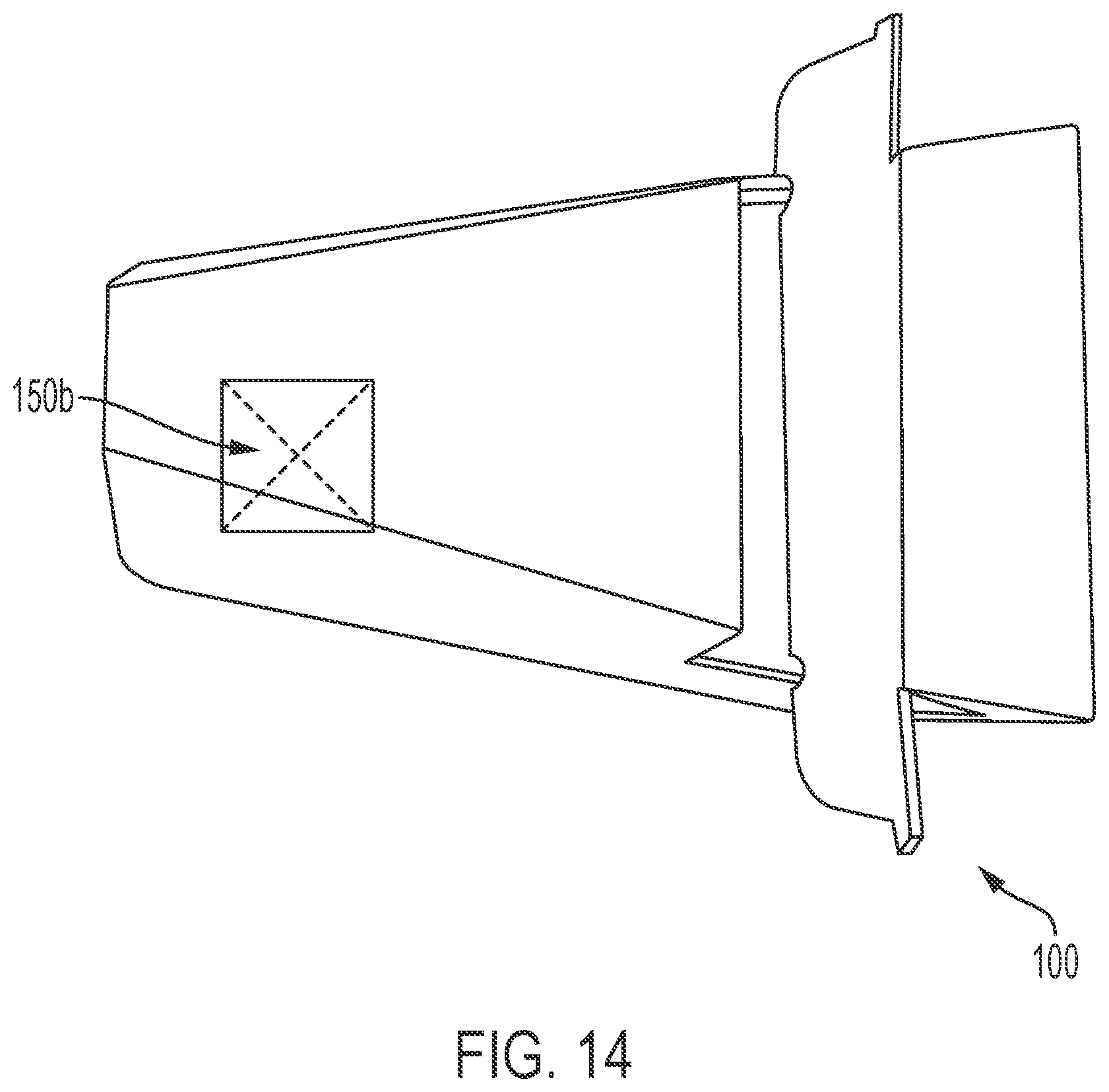 Patent US12611062 Figure 14 – Foldable portable device holder