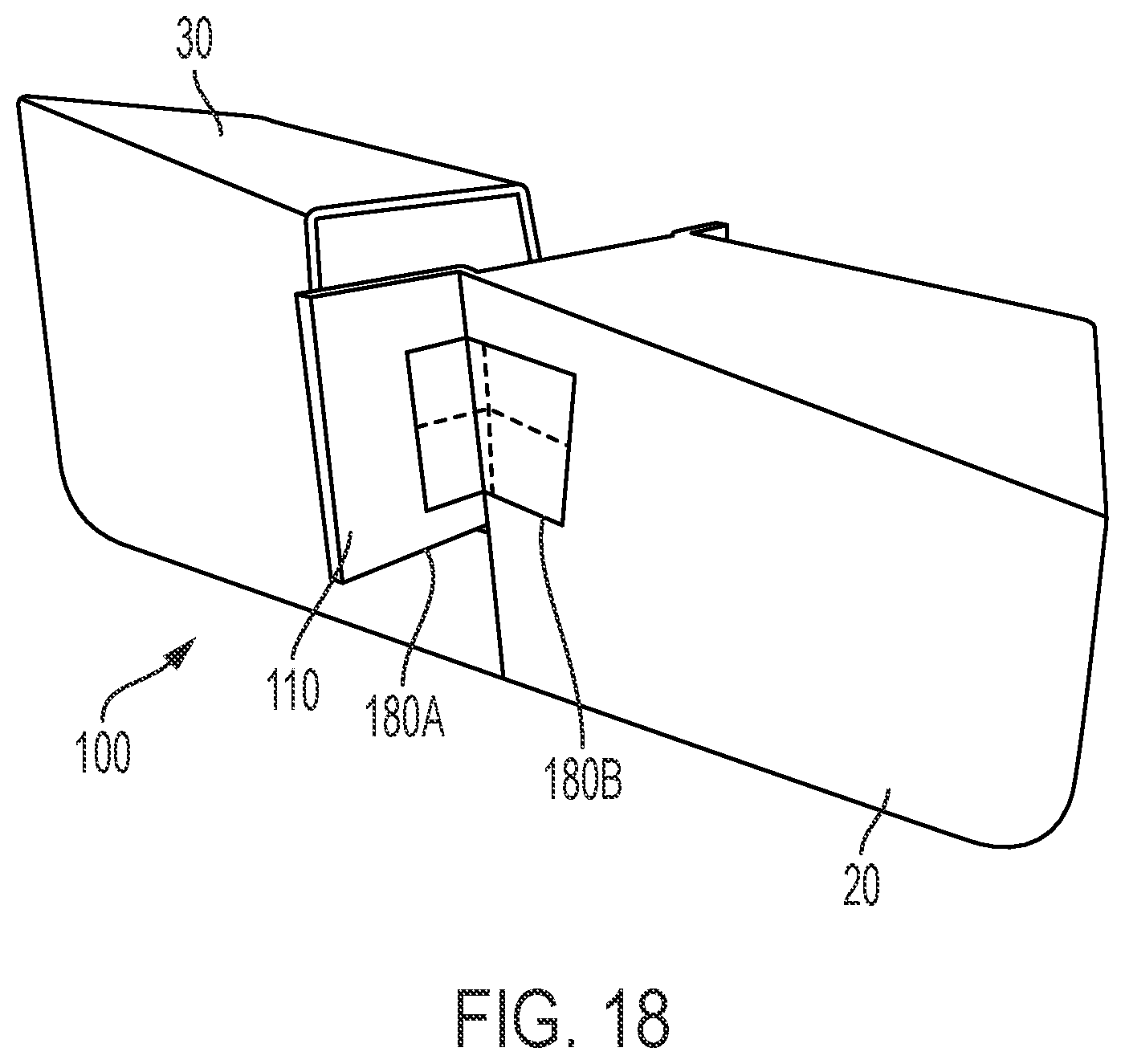 Patent US12611062 Figure 18 – Foldable portable device holder