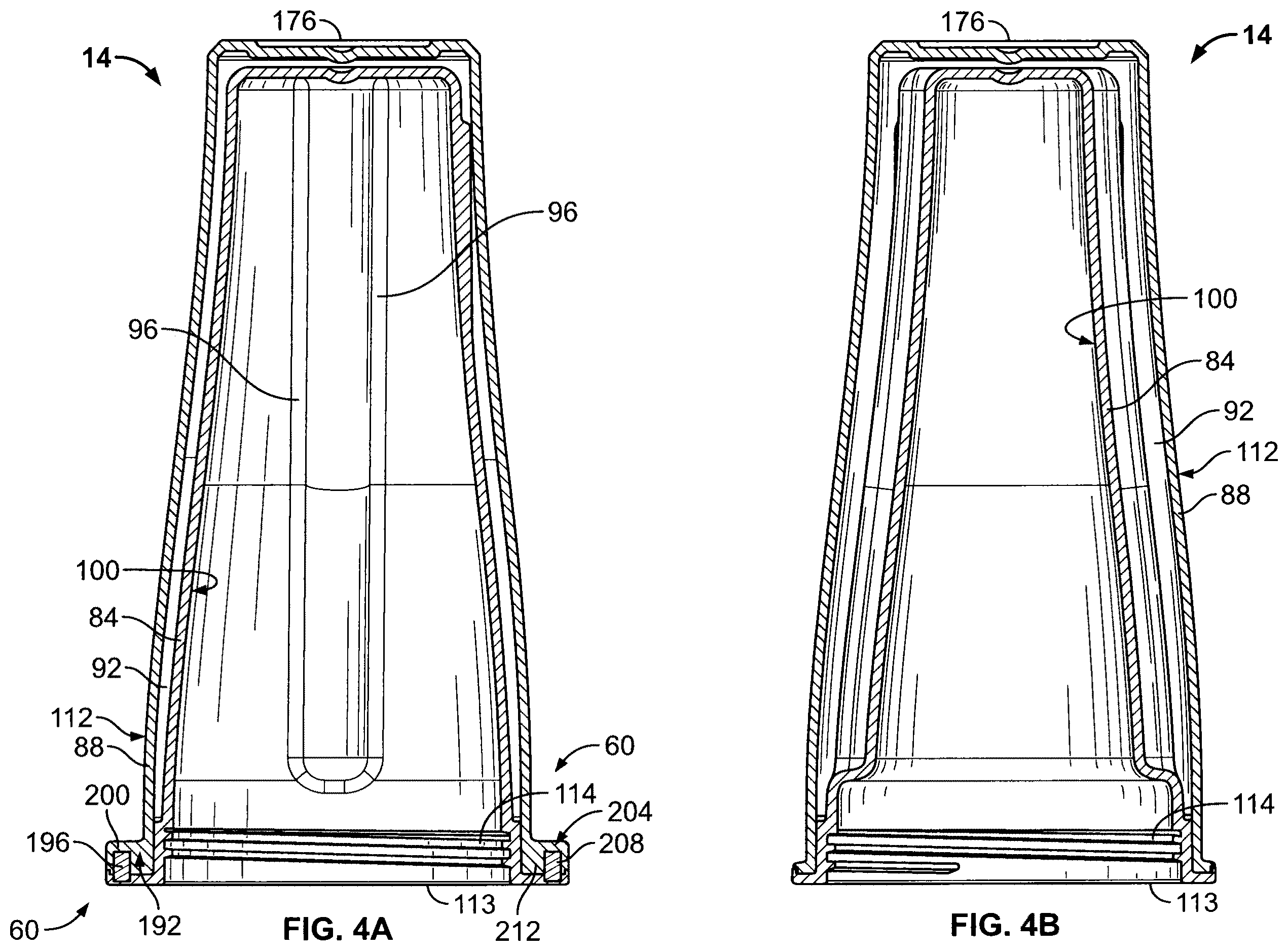 Patent US12611065 Figure 4 – Powered blending container