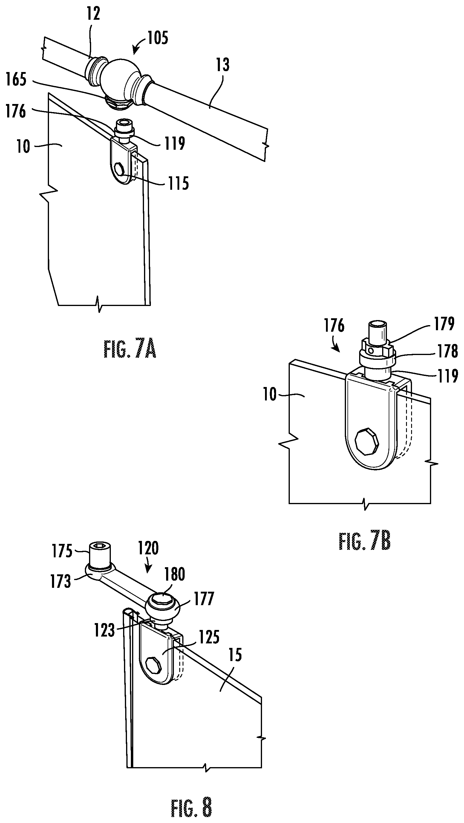 Patent US12611068 Figure 6 – Shower door system