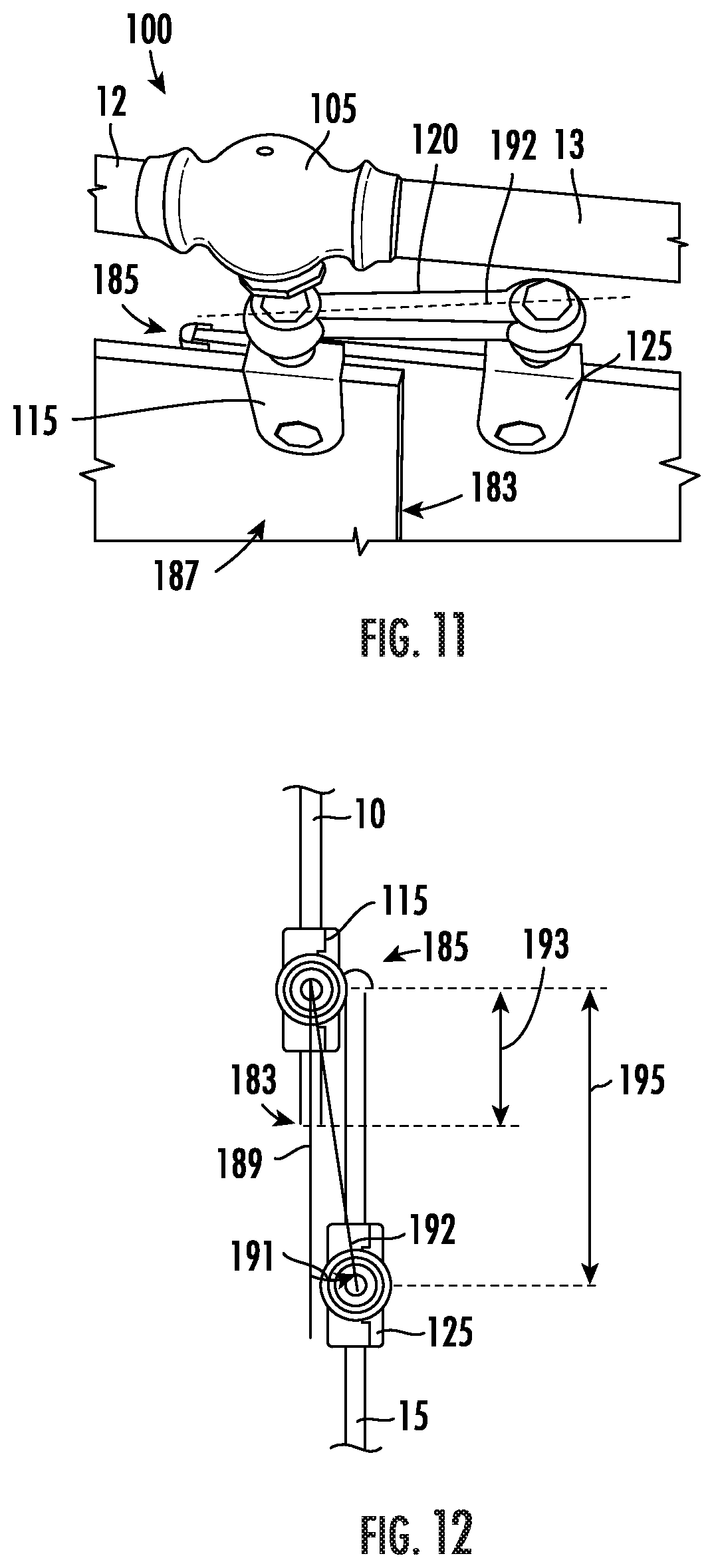 Patent US12611068 Figure 8 – Shower door system