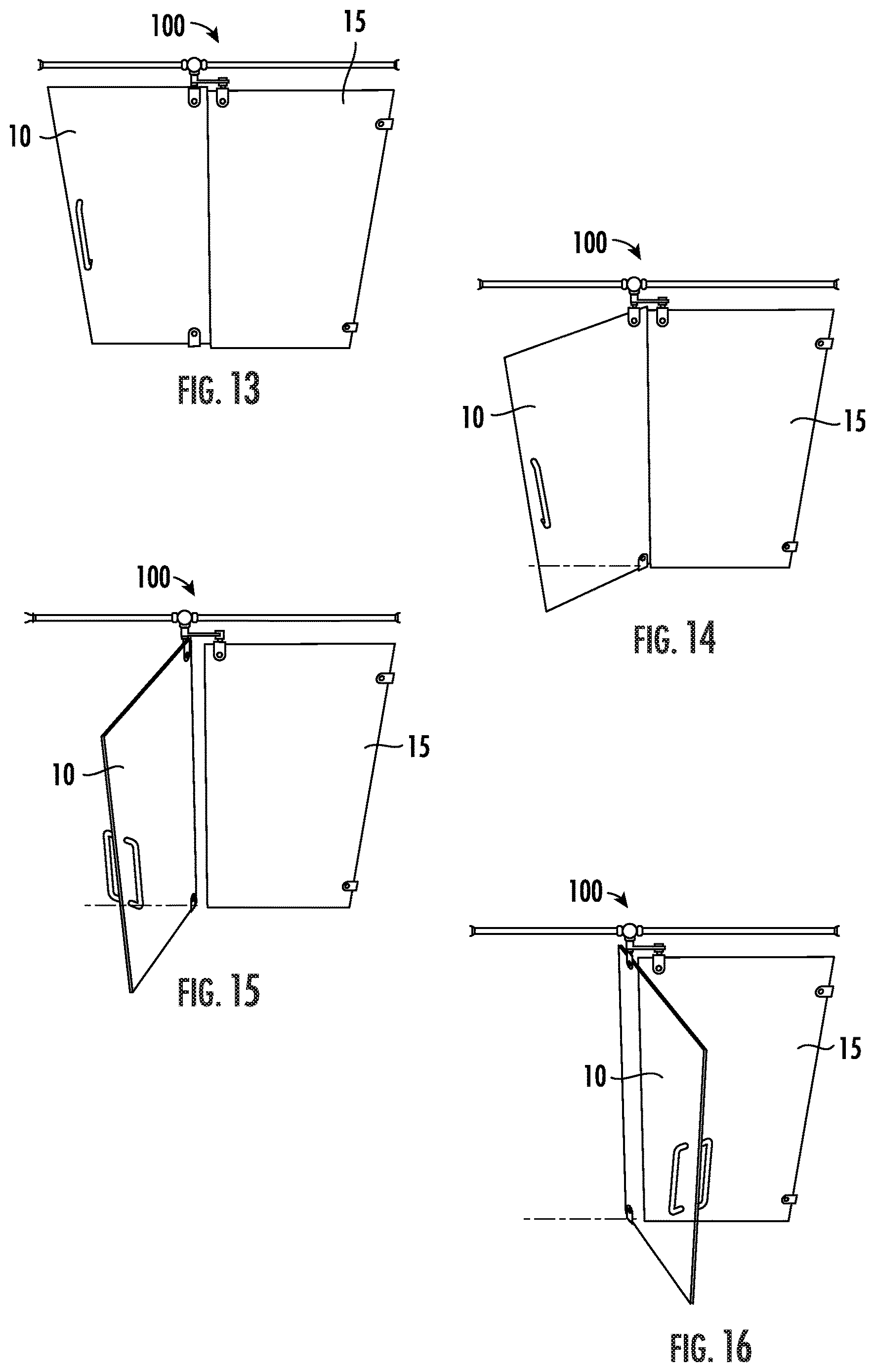 Patent US12611068 Figure 9 – Shower door system