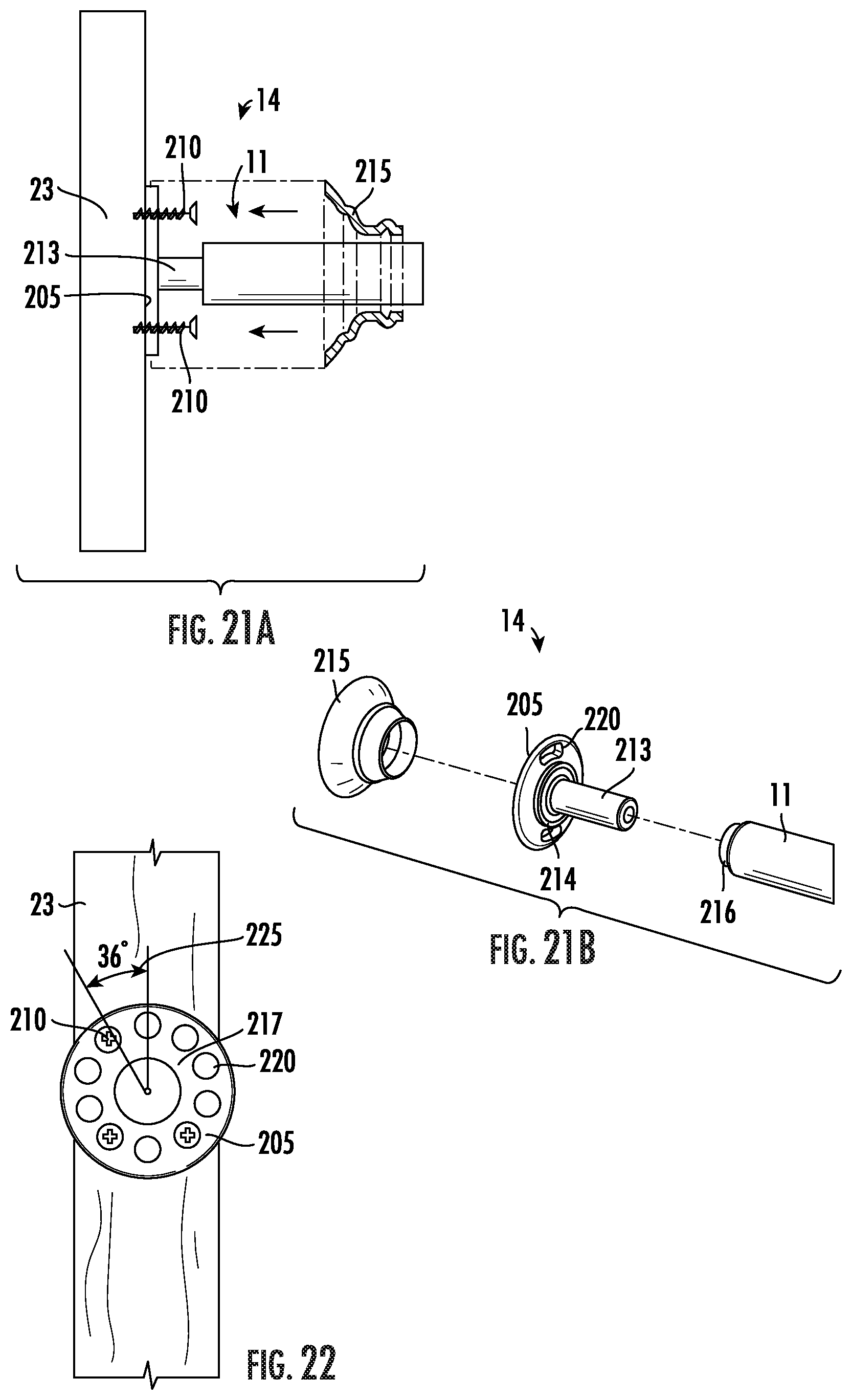 Patent US12611068 Figure 11 – Shower door system