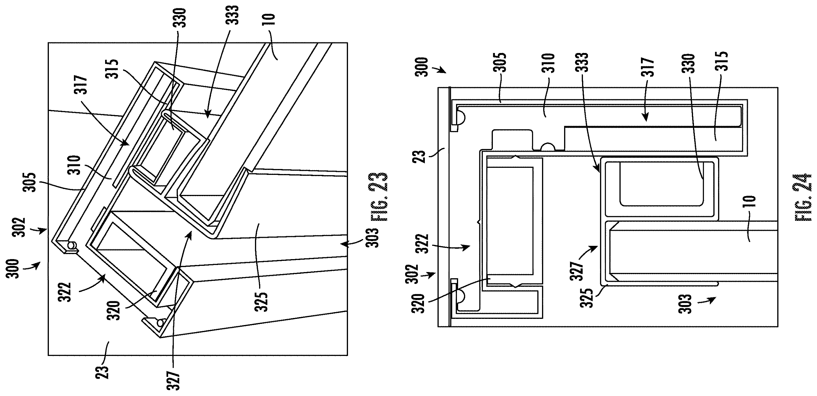 Patent US12611068 Figure 12 – Shower door system
