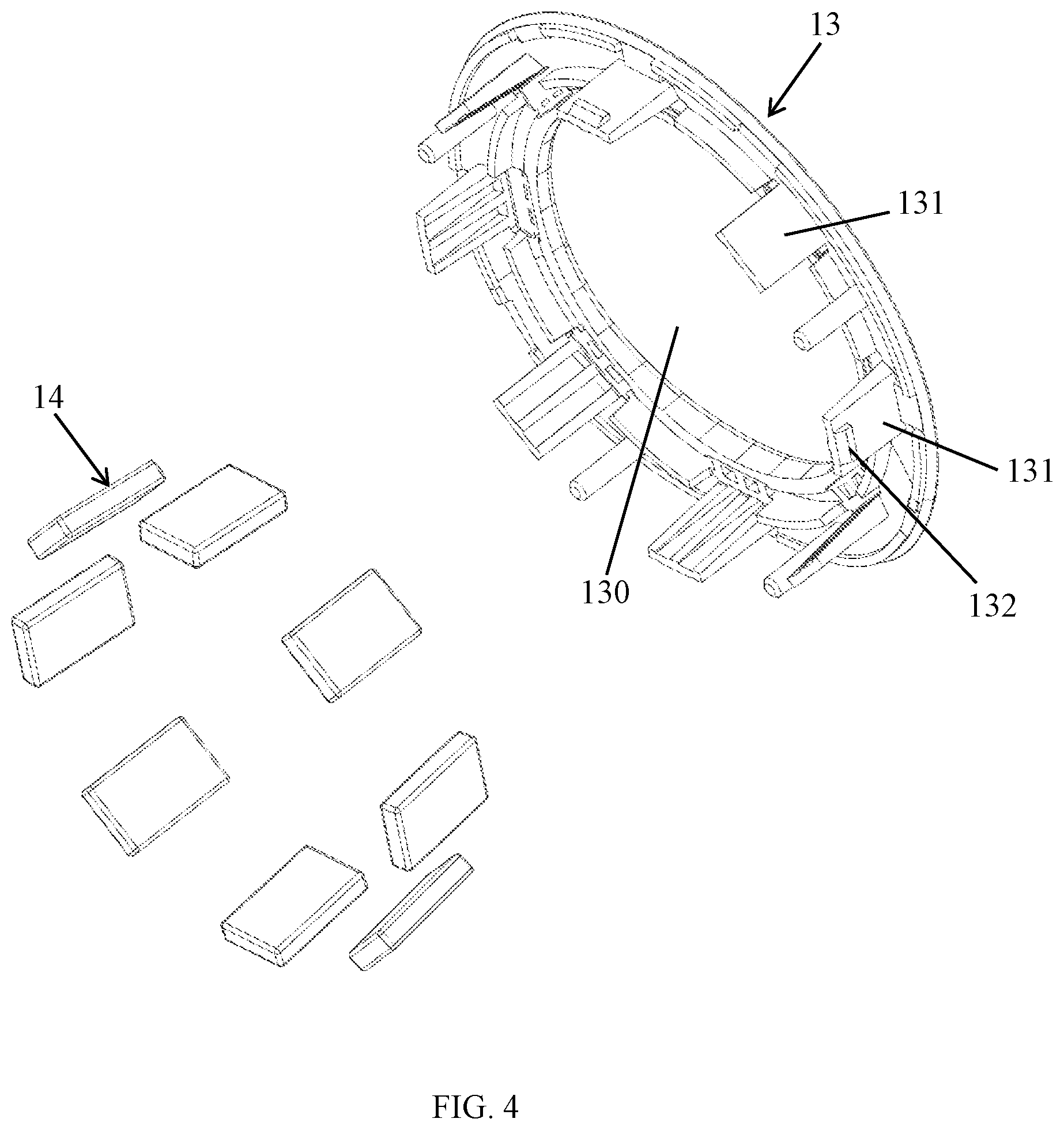 Patent US12611071 Figure 4 – Shower device