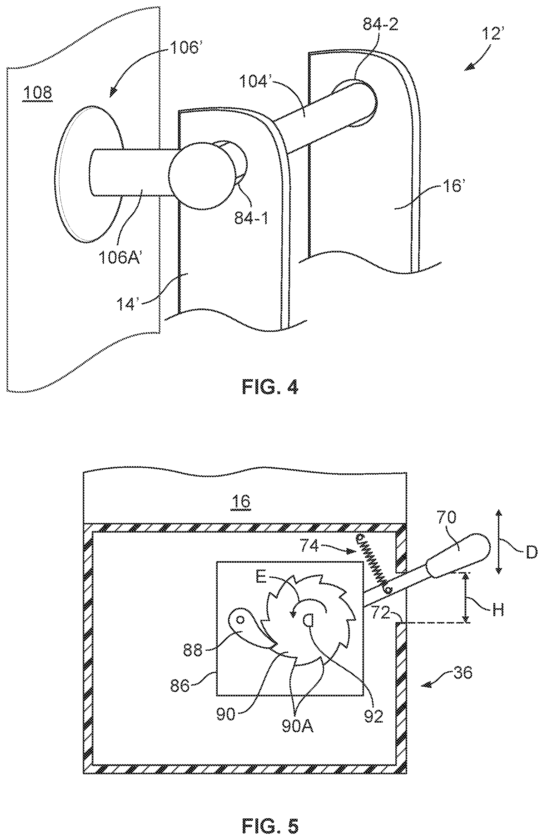 Patent US12611073 Figure 4 – Dispensing assembly for paper products