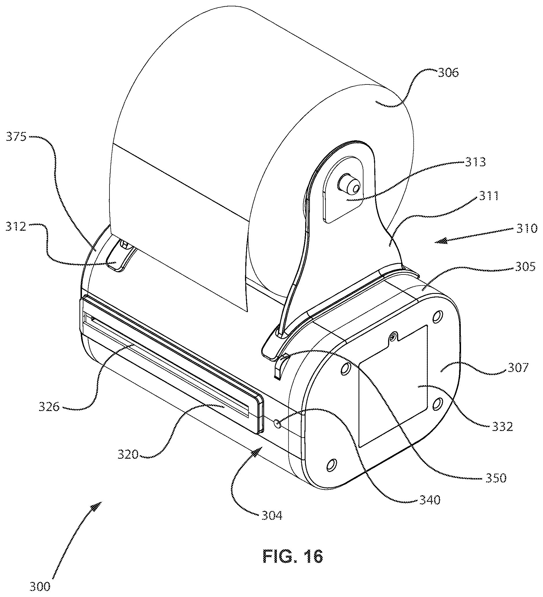 Patent US12611073 Figure 14 – Dispensing assembly for paper products