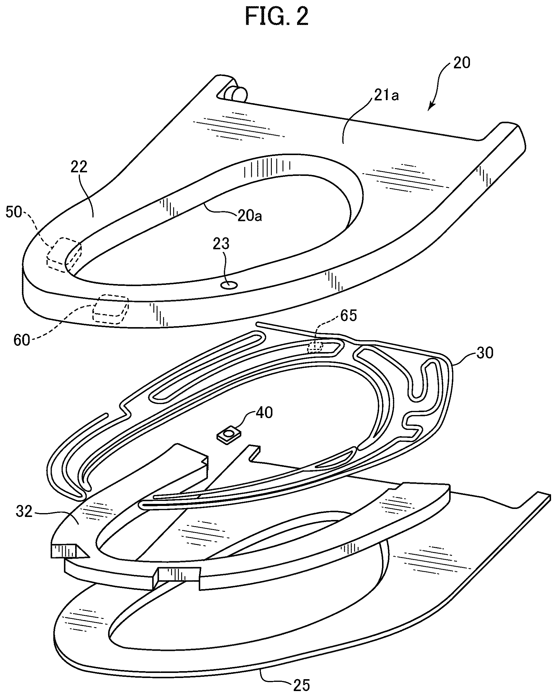 Patent US12611075 Figure 2 – Toilet system