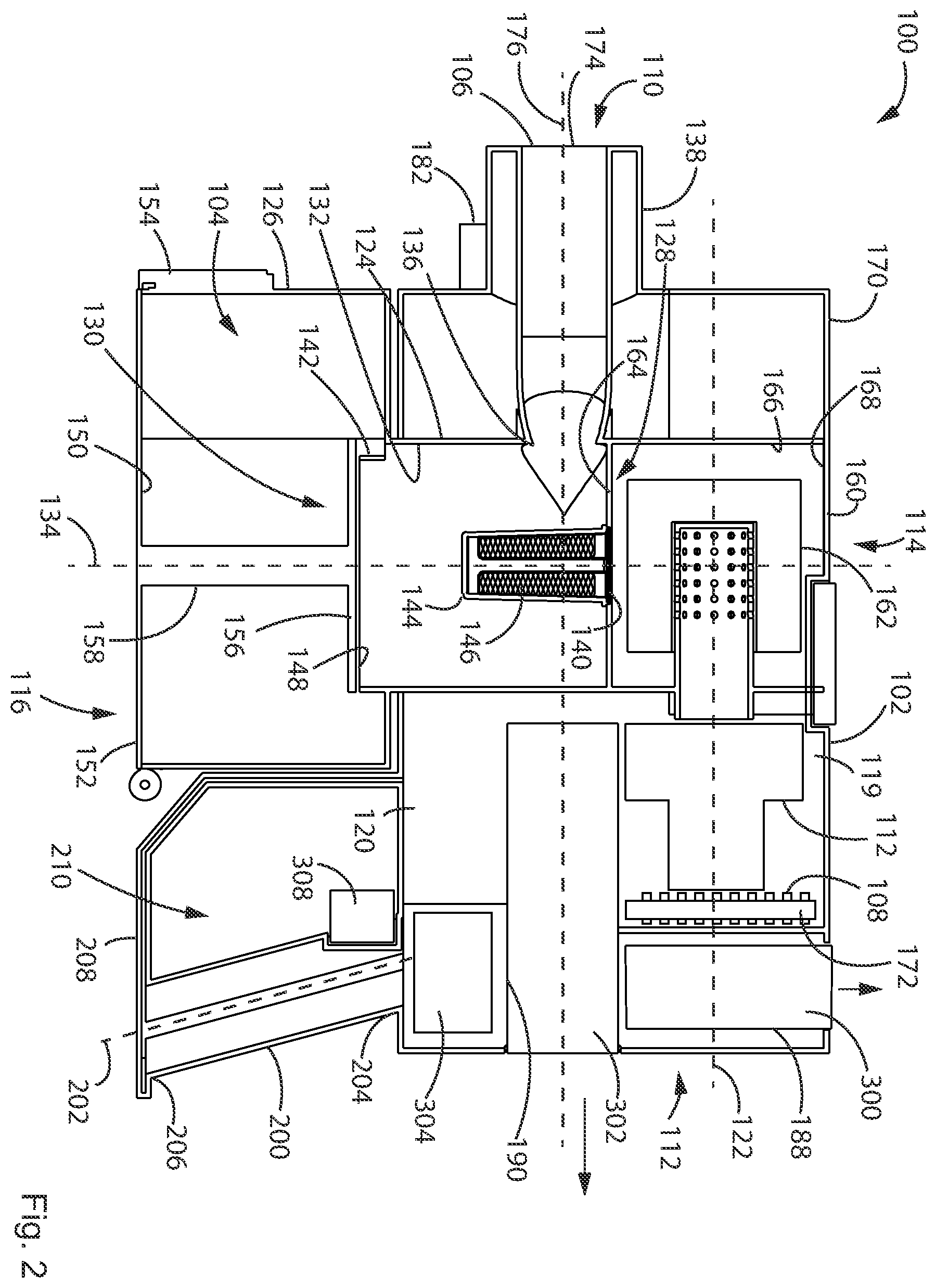 Patent US12611076 Figure 2 – Hand vacuum cleaner