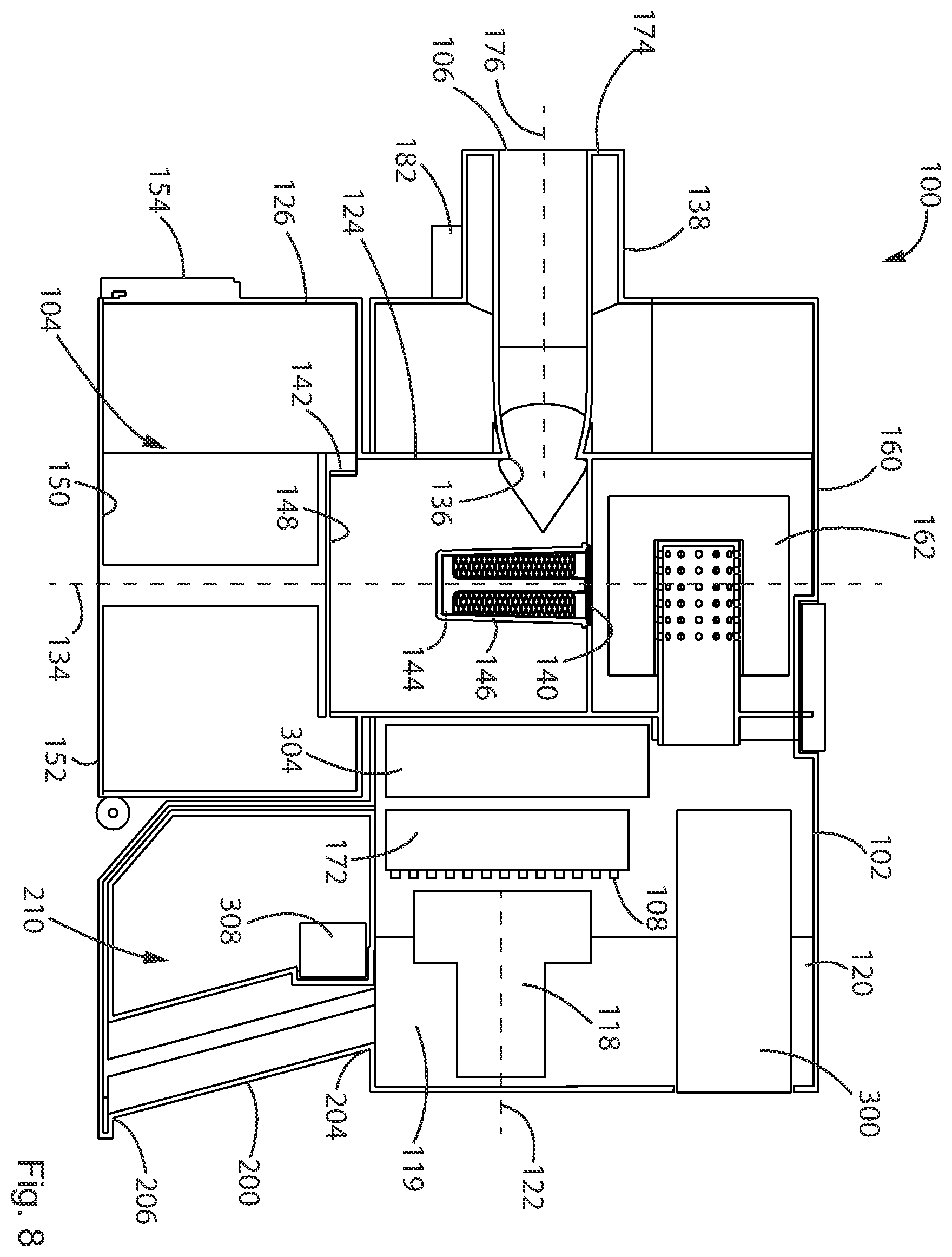Patent US12611076 Figure 8 – Hand vacuum cleaner