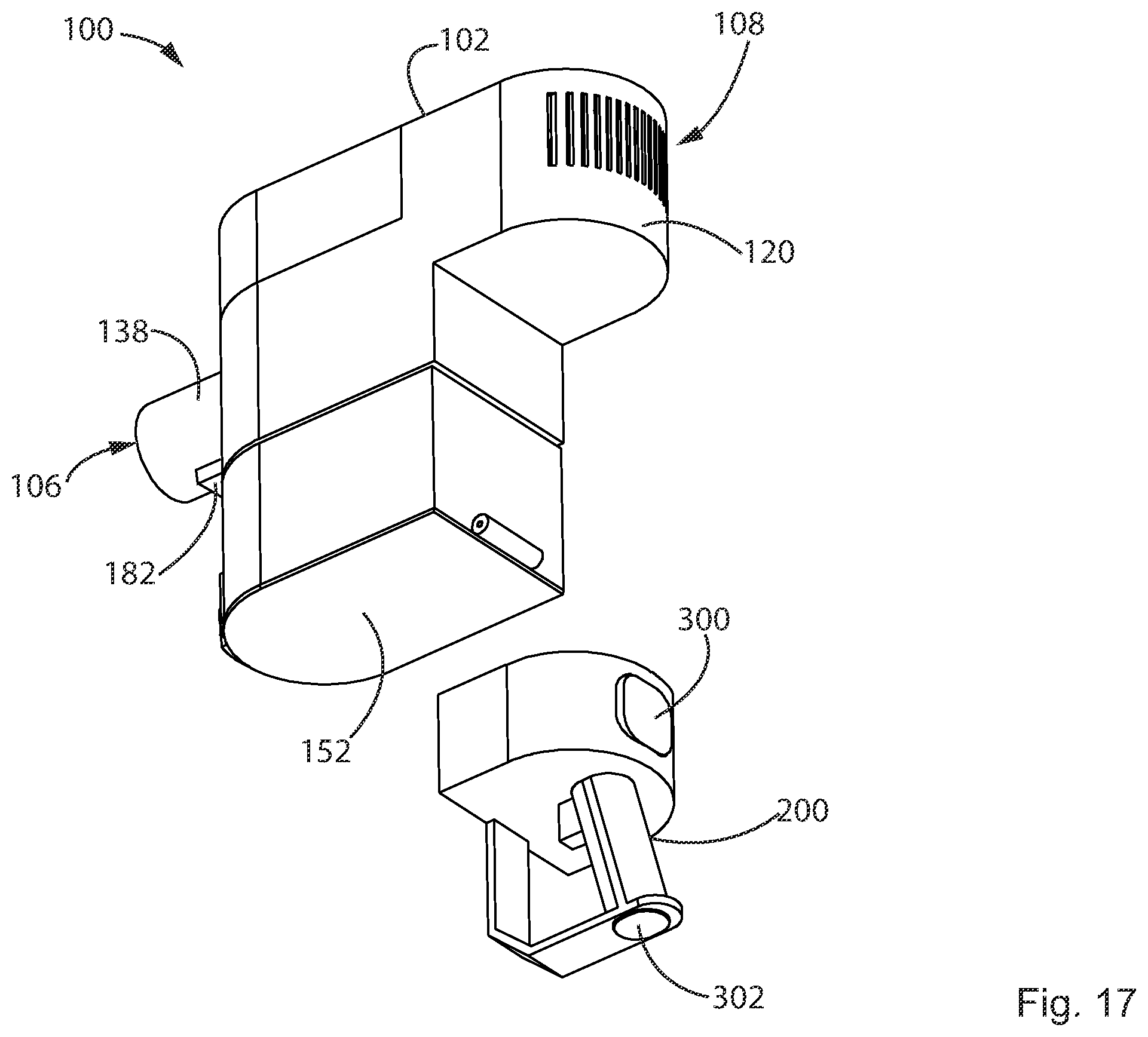 Patent US12611076 Figure 17 – Hand vacuum cleaner