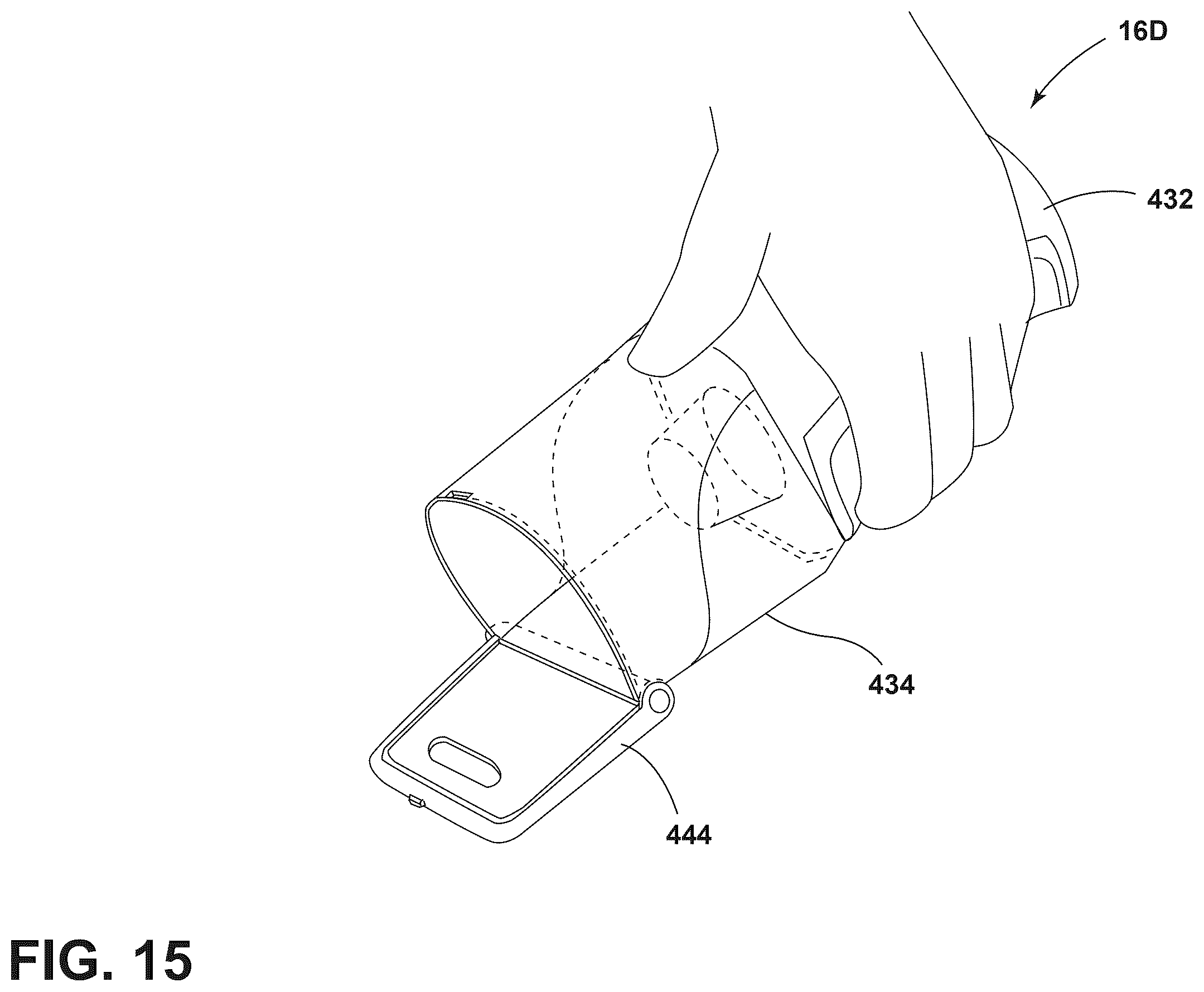 Patent US12611077 Figure 13 – Modular head system for handheld extraction cleaner, dry vacuum accessory for handheld extraction cleaner, and handheld extraction cleaner