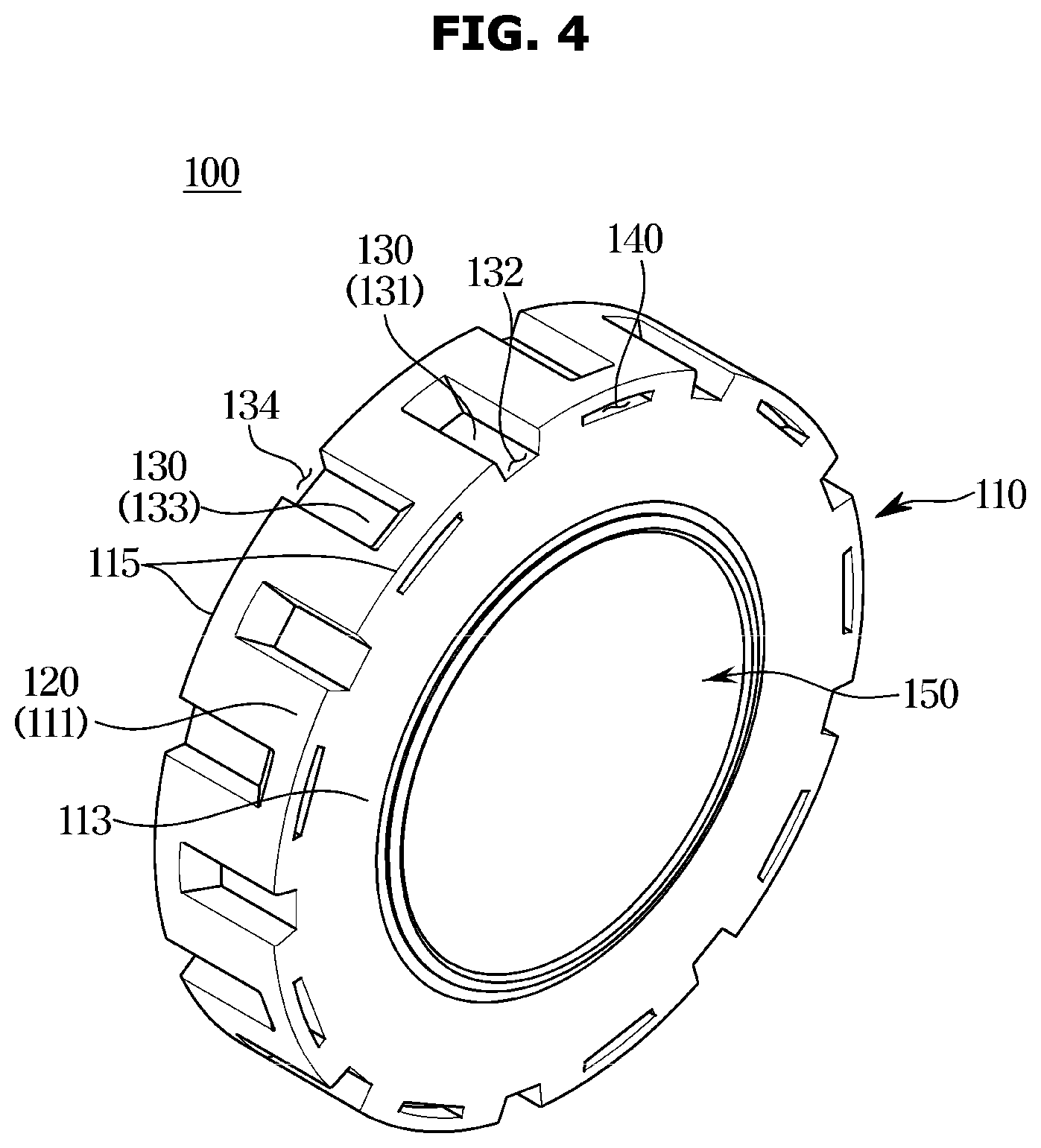 Patent US12611078 Figure 4 – Robot cleaner