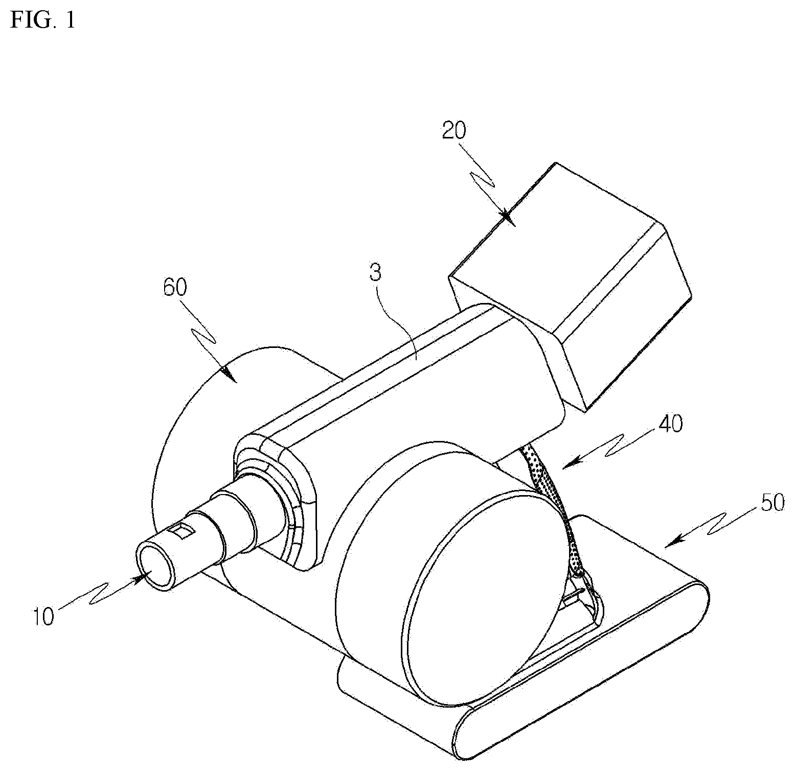 Patent US12611079 Figure 1 – Vacuum cleaner