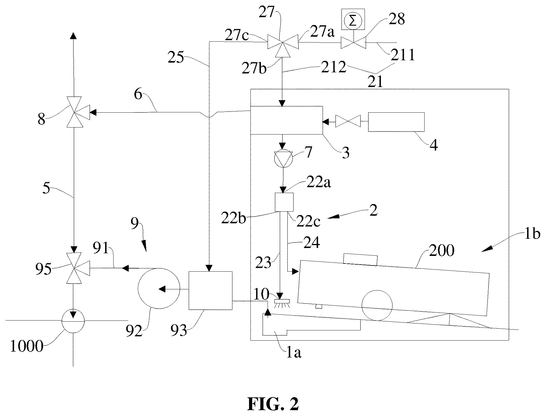 Patent US12611081 Figure 2 – Base, laundry treatment device and cleaning system