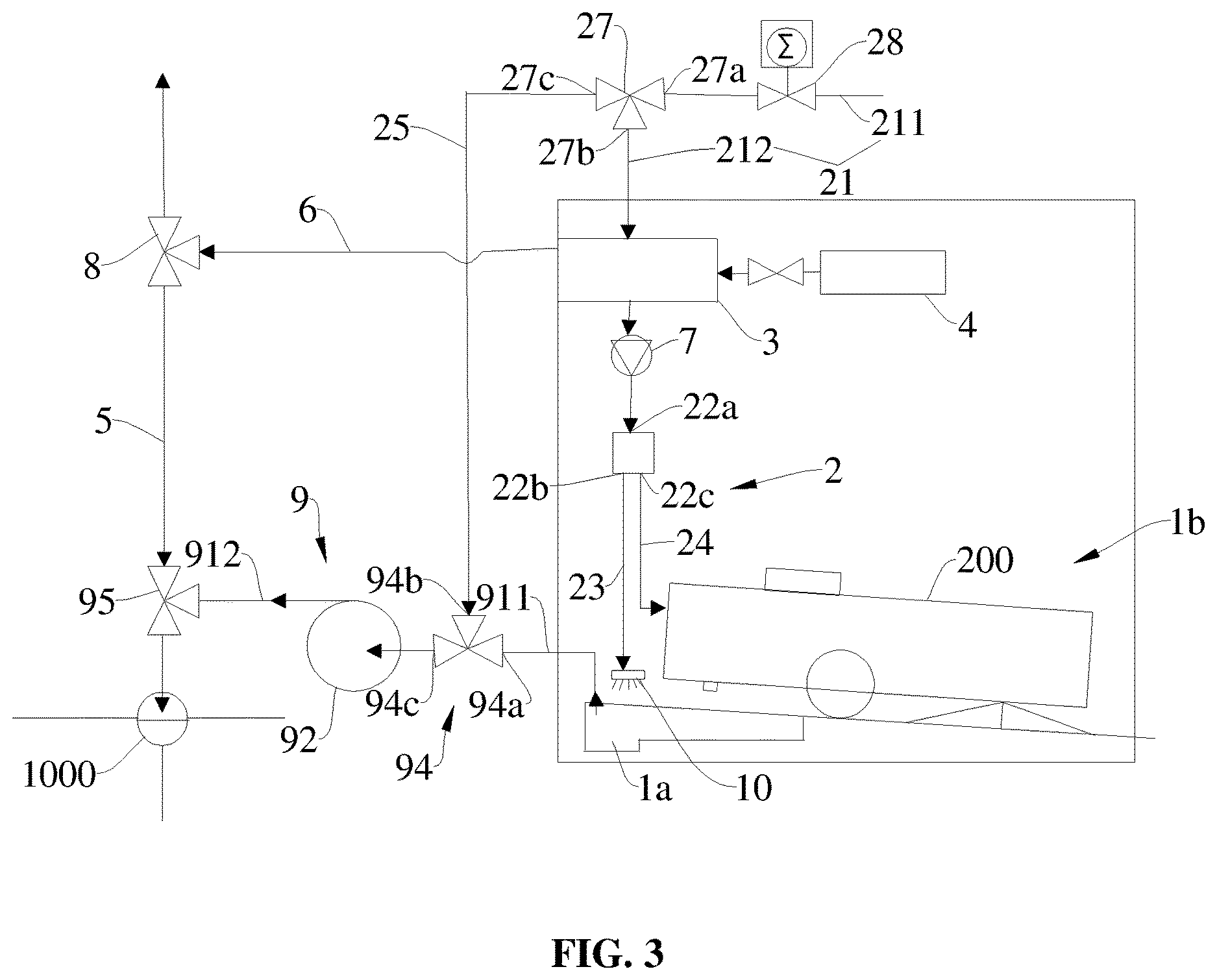 Patent US12611081 Figure 3 – Base, laundry treatment device and cleaning system