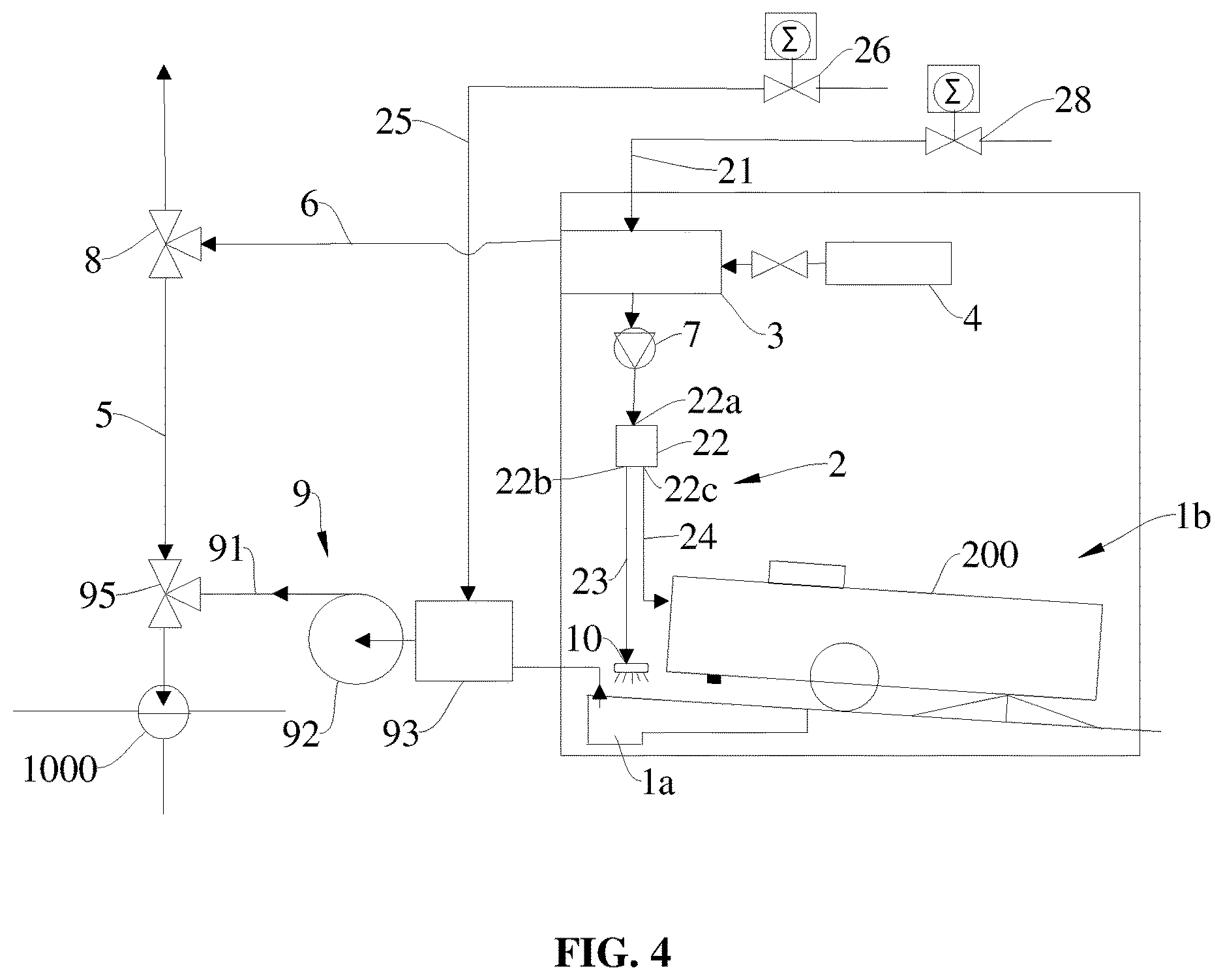 Patent US12611081 Figure 4 – Base, laundry treatment device and cleaning system