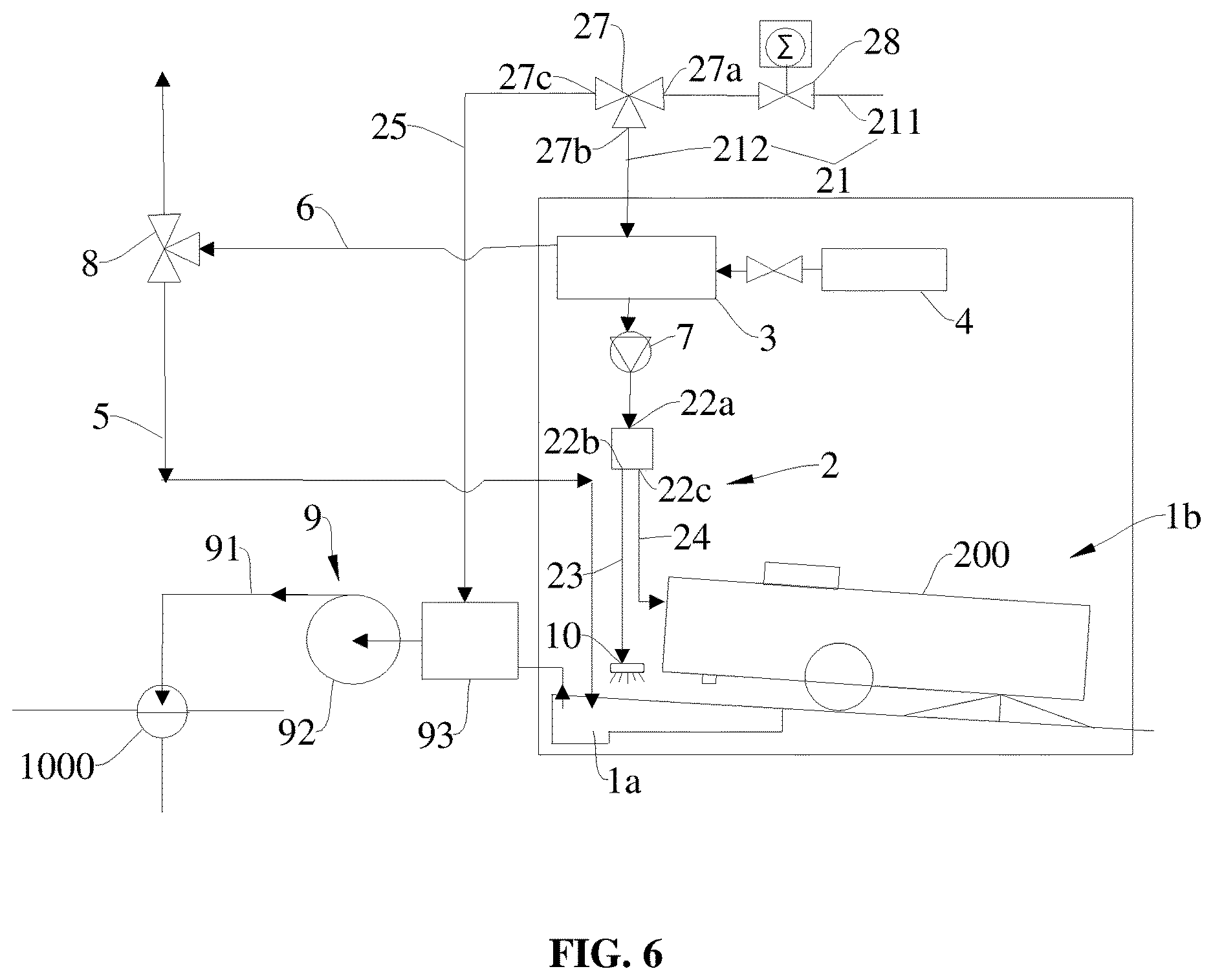 Patent US12611081 Figure 6 – Base, laundry treatment device and cleaning system