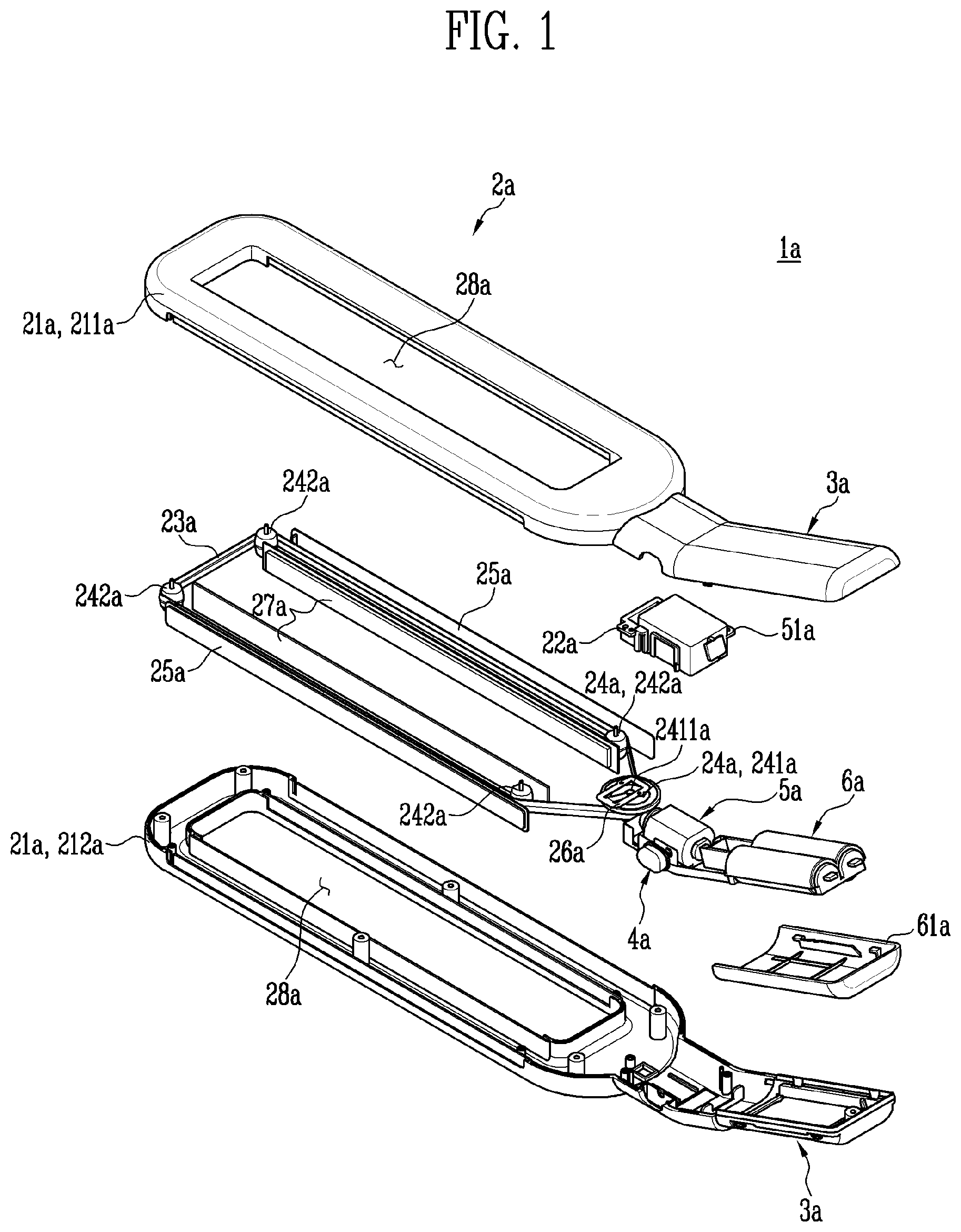 Patent US12611082 Figure 1 – Electrostatic cleaning device