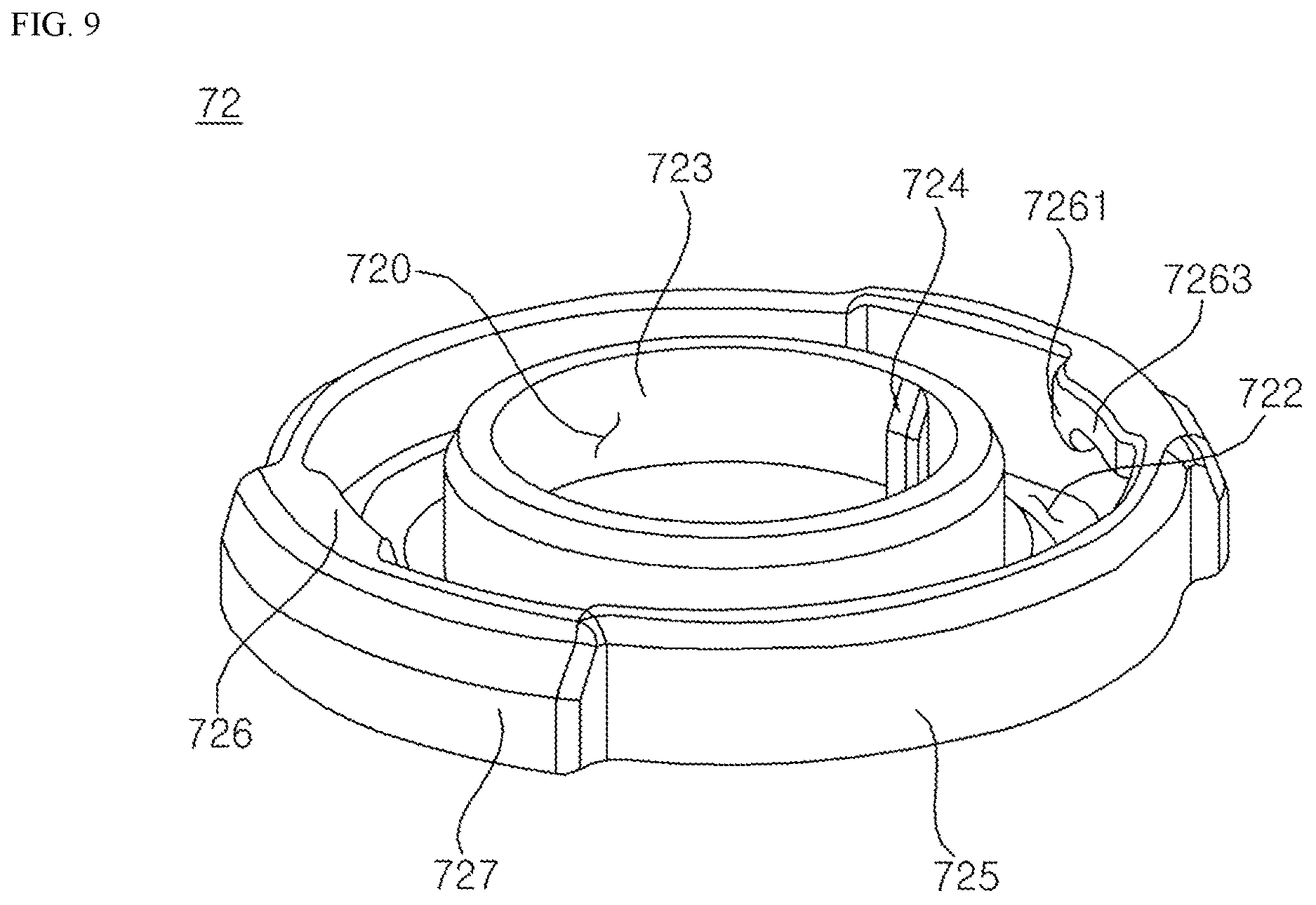 Patent US12611083 Figure 9 – Dishwasher