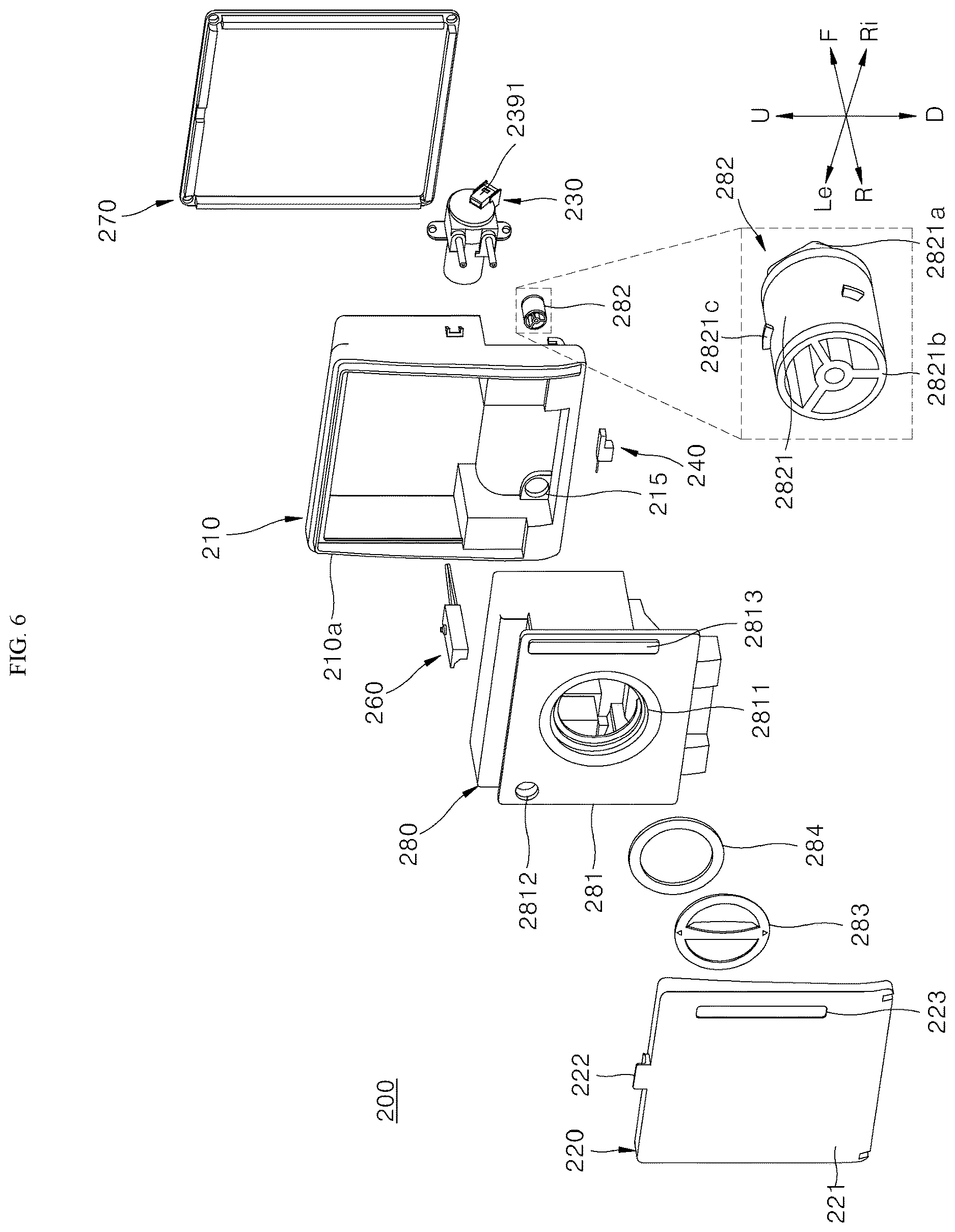 Patent US12611084 Figure 8 – Dish washer