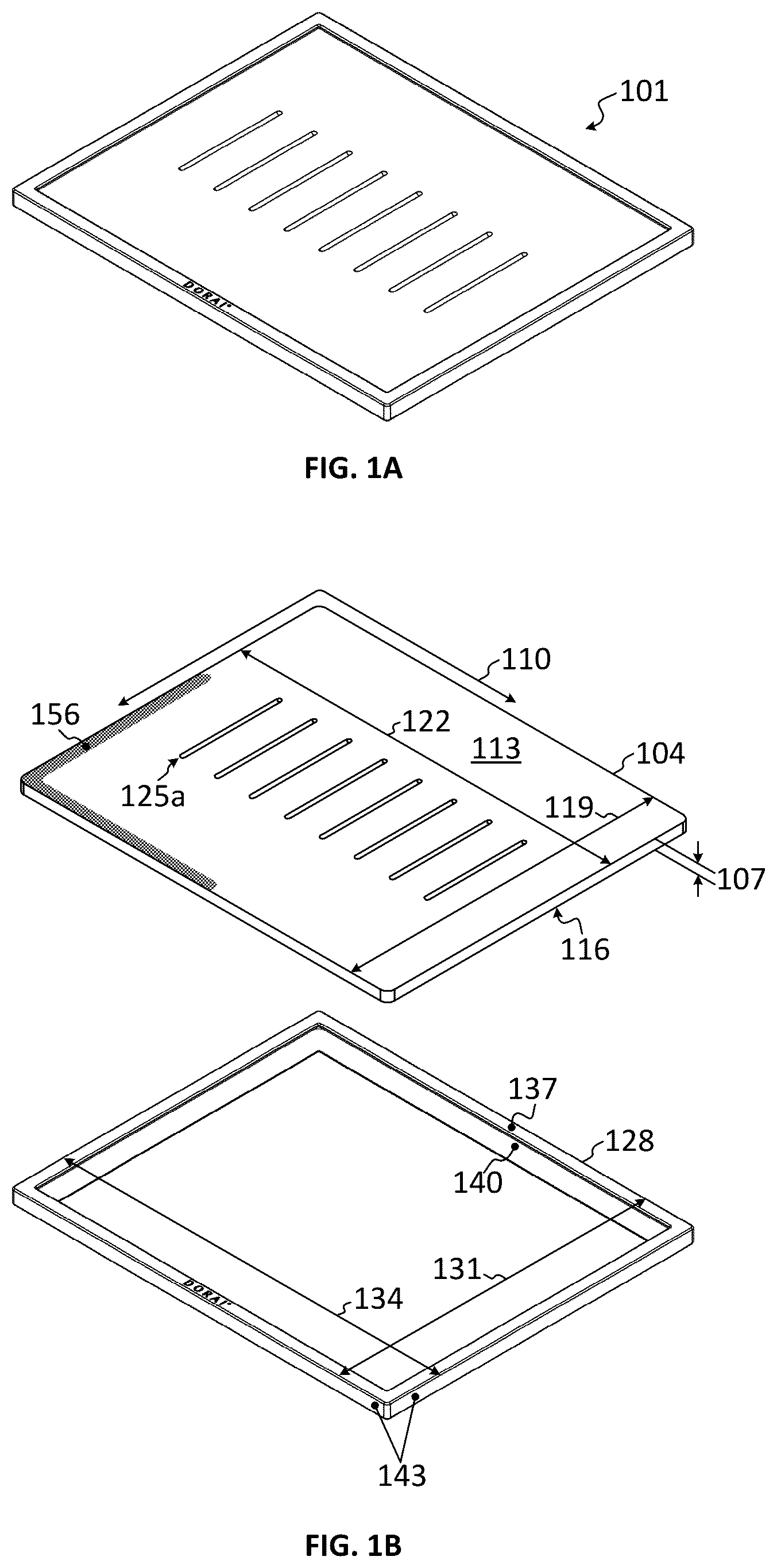 Patent US12611085 Figure 1 – Drying pad