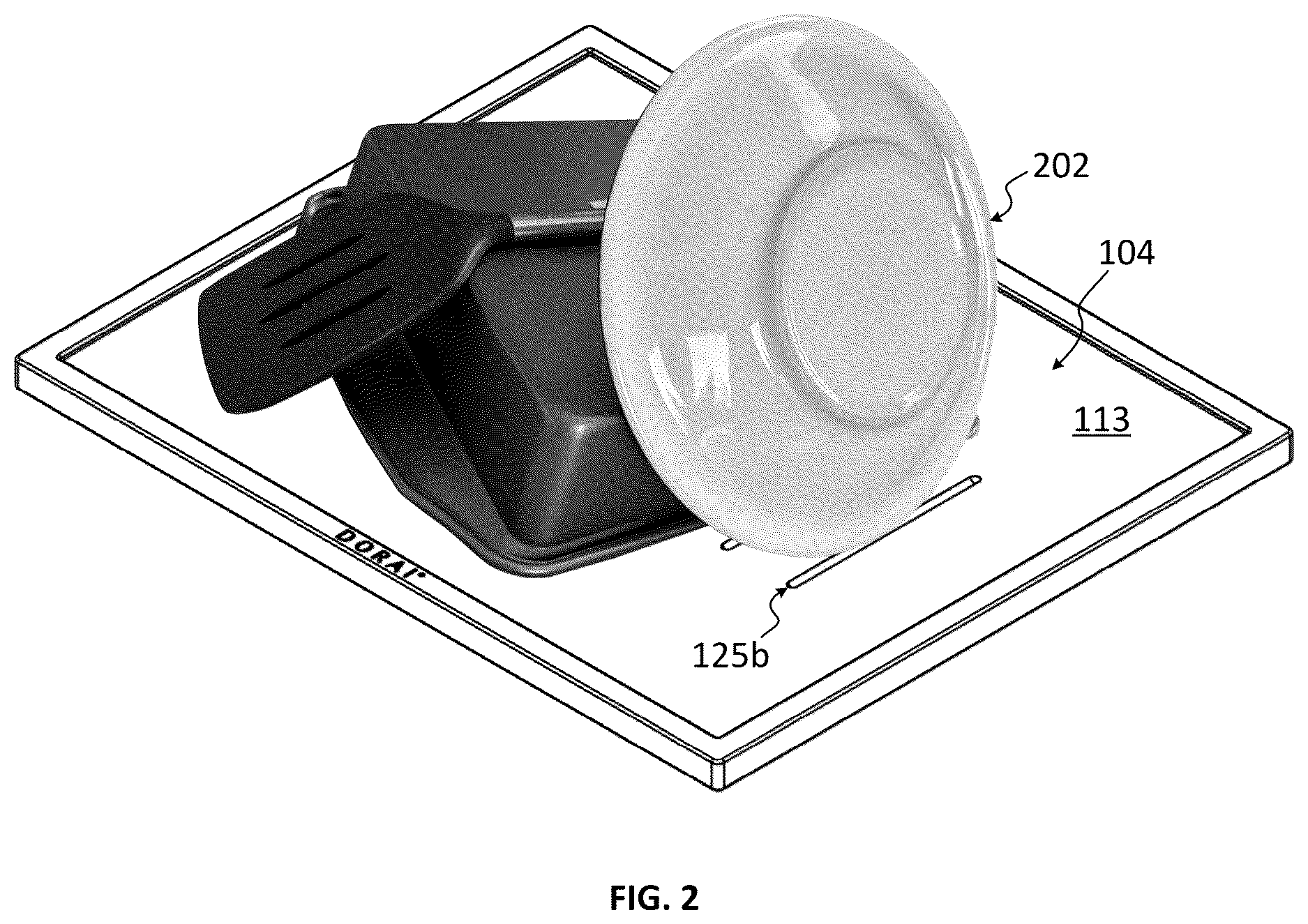 Patent US12611085 Figure 3 – Drying pad