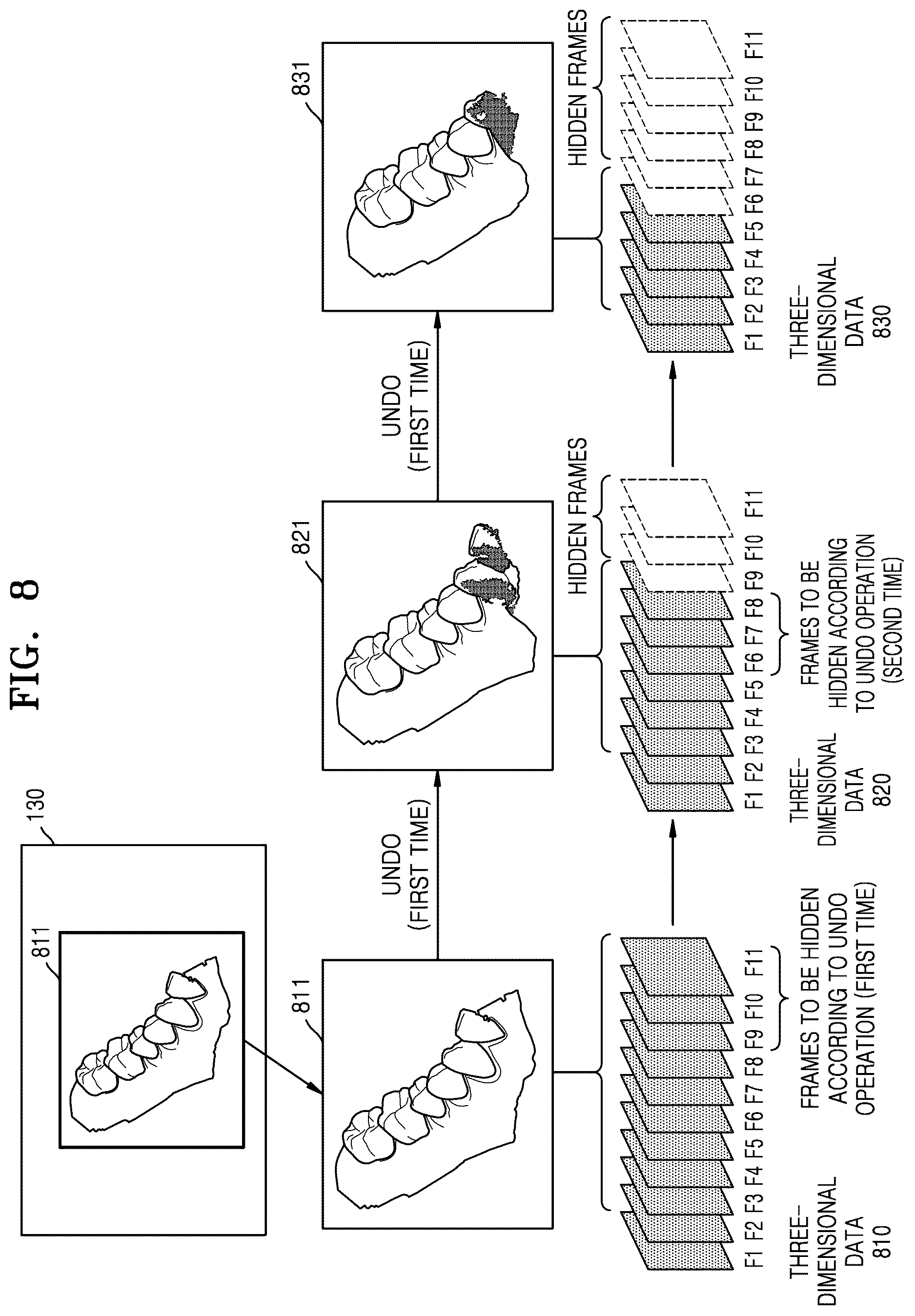 Patent US12611087 Figure 8 – Data processing device, scanner, and method for operating same