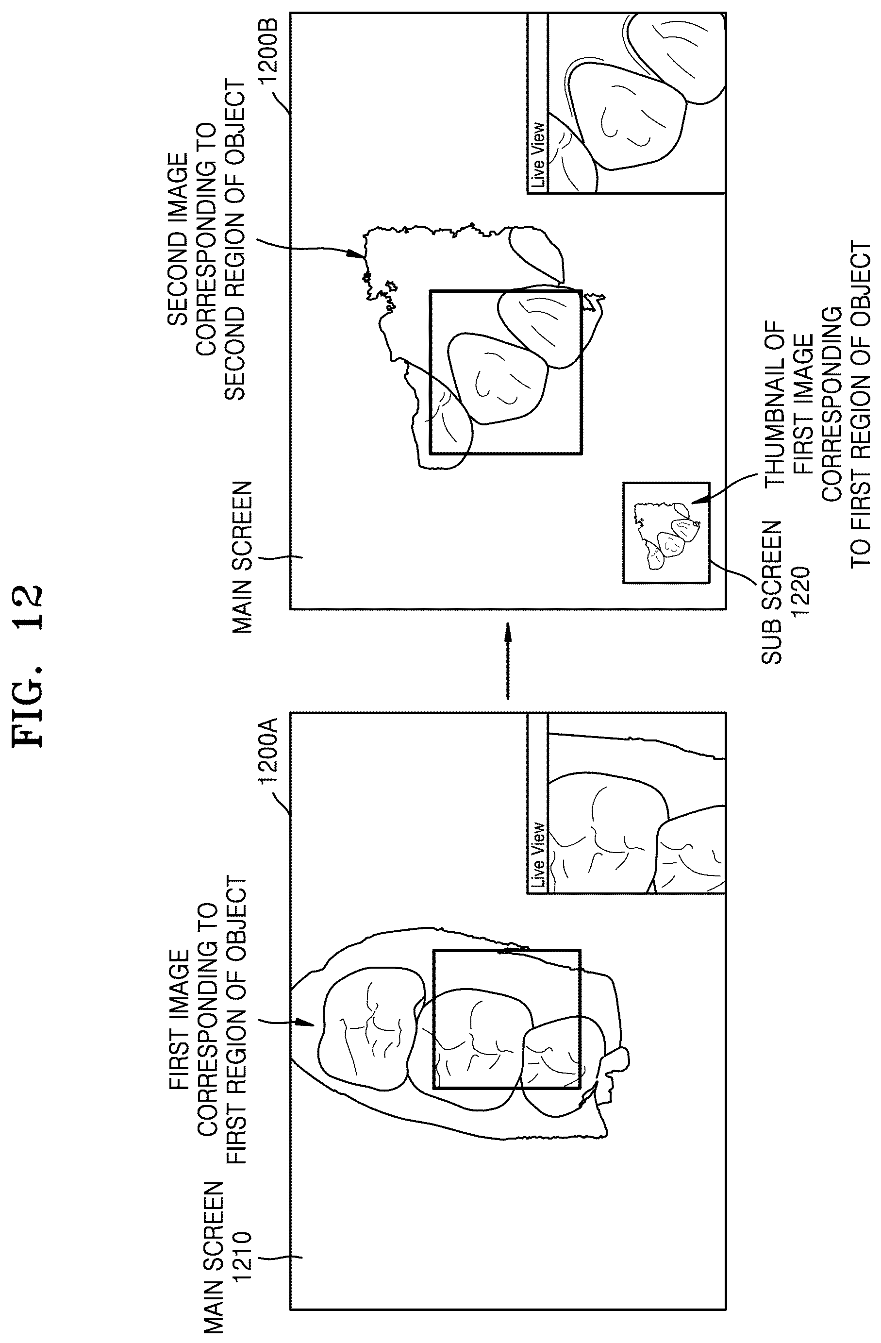 Patent US12611087 Figure 12 – Data processing device, scanner, and method for operating same