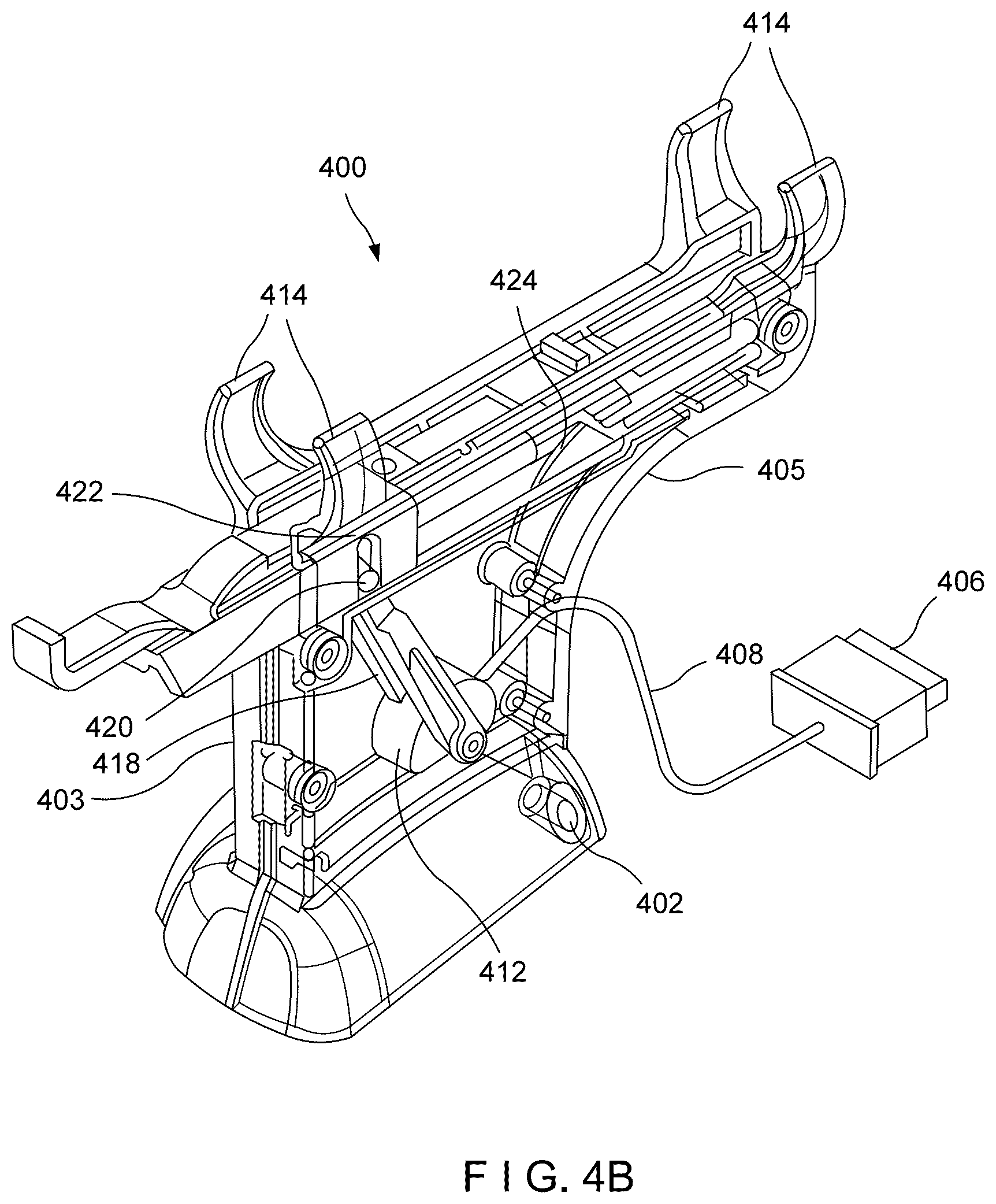 Patent US12611090 Figure 4 – Endoscopic device with USB port and powered accessories