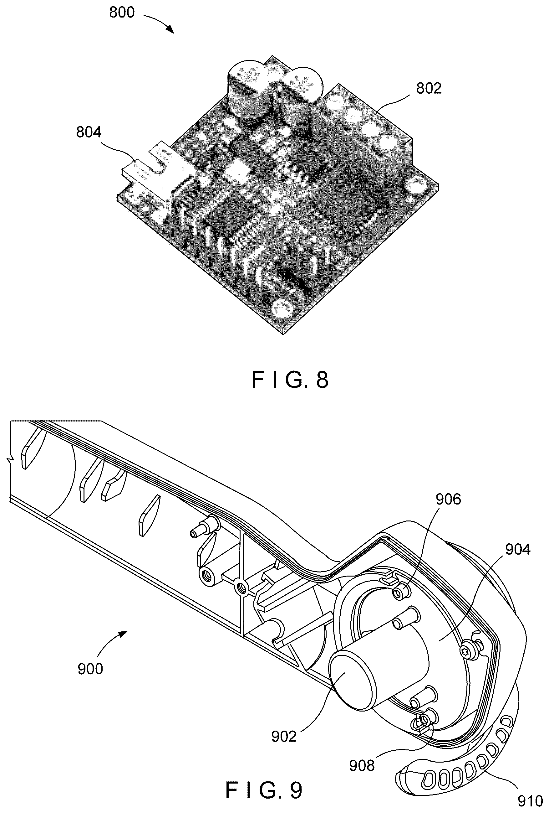 Patent US12611090 Figure 9 – Endoscopic device with USB port and powered accessories