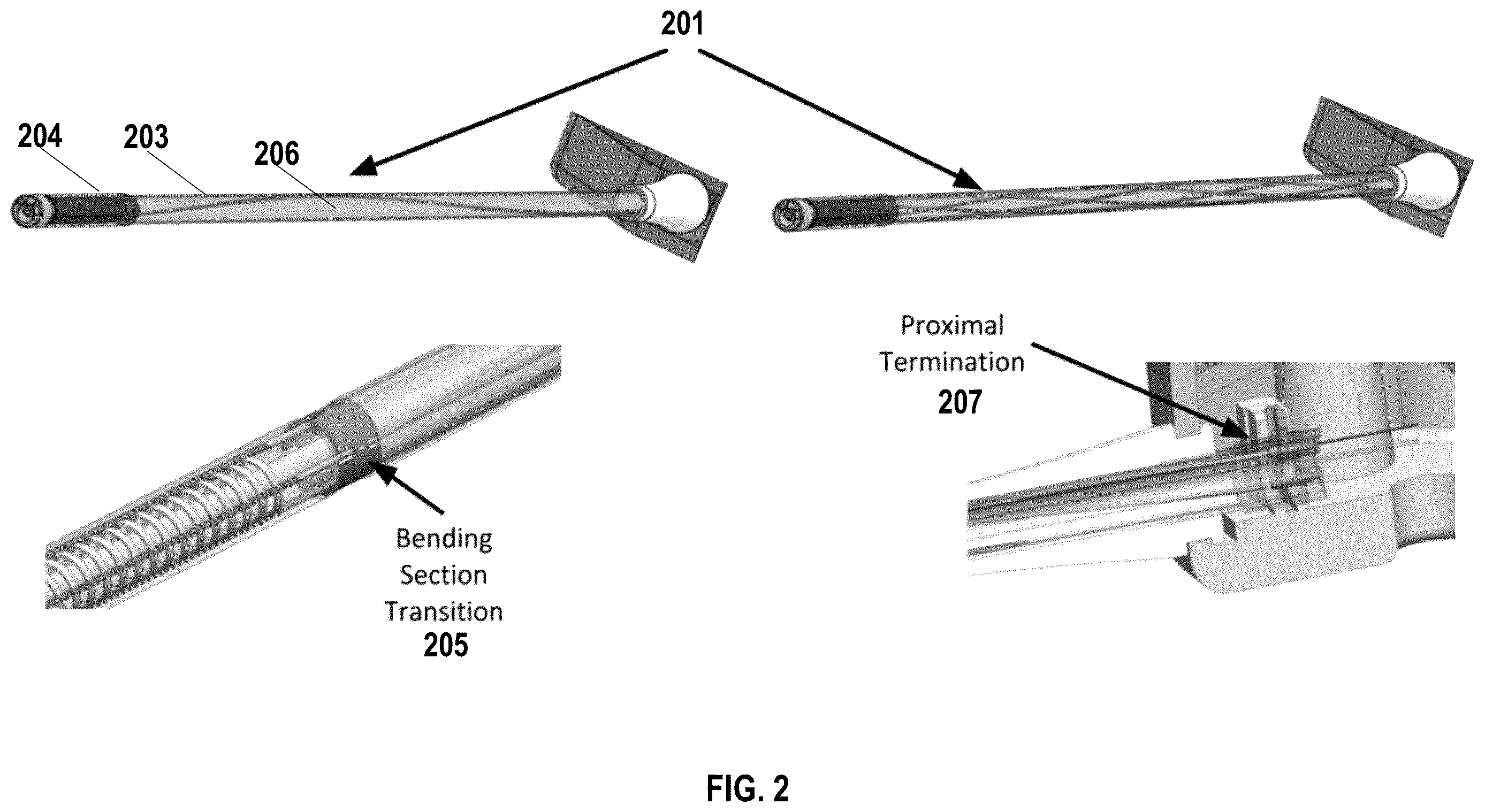 Patent US12611092 Figure 2 – Systems and methods for configurable endoscope bending section