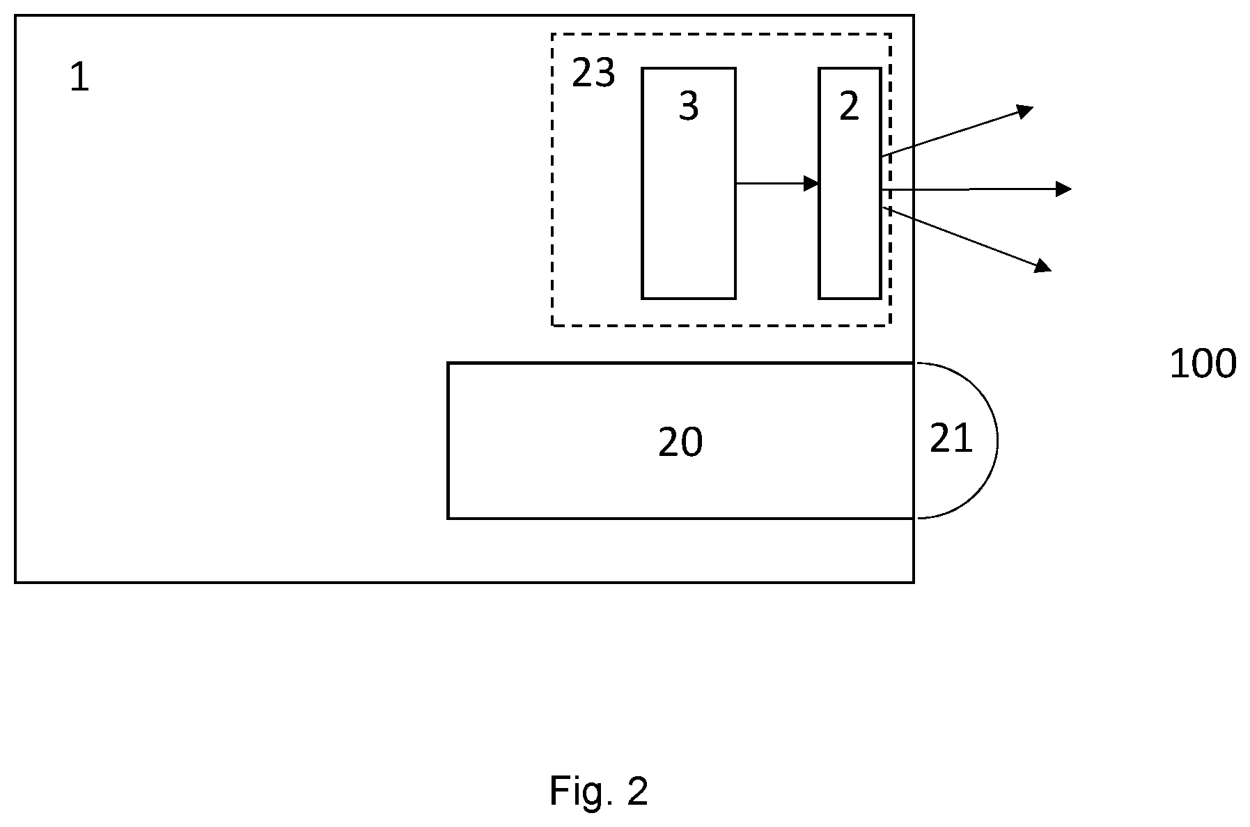 Patent US12611094 Figure 2 – Phosphor illumination system for endoscopic imaging
